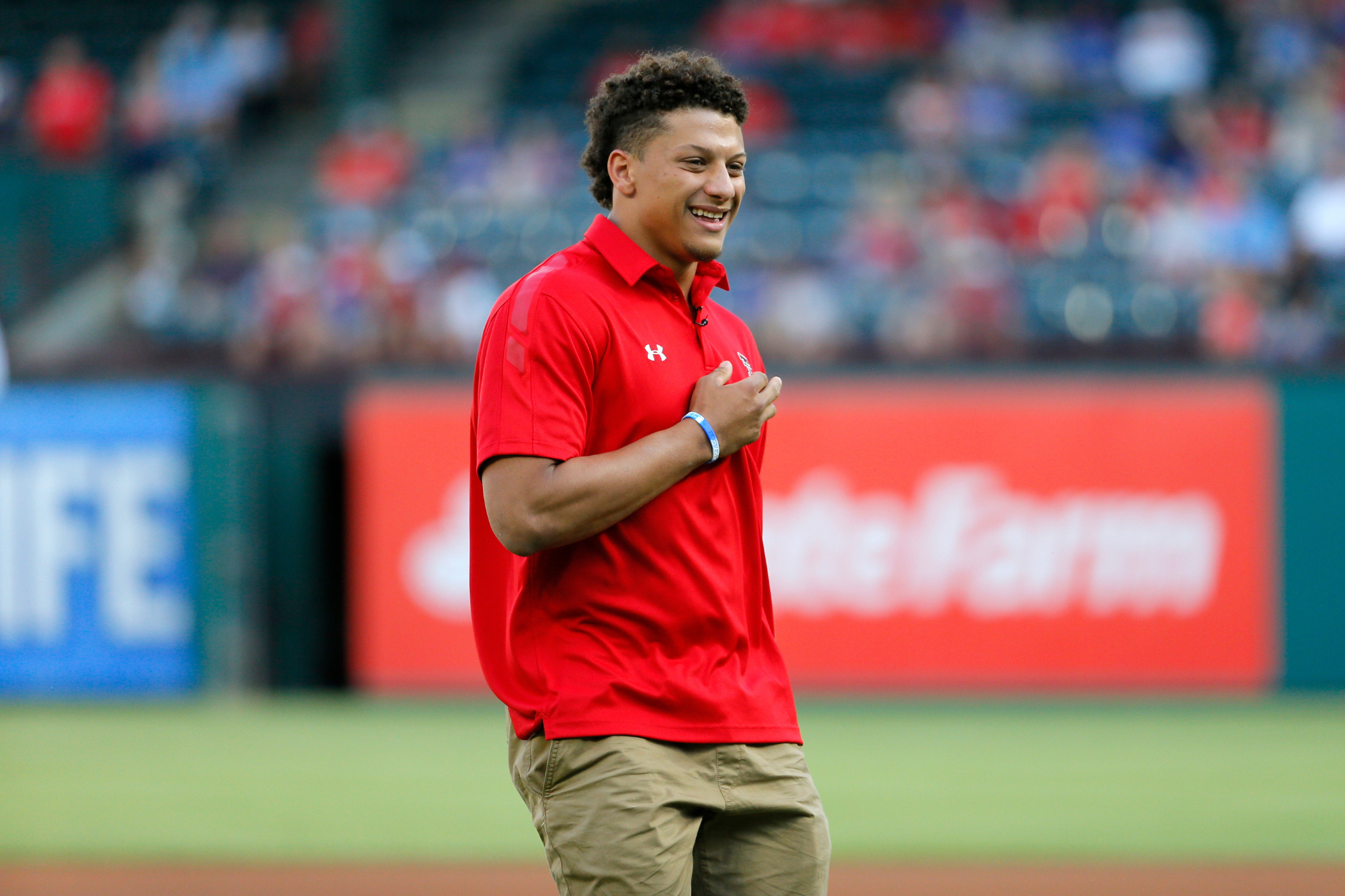 Patrick Mahomes has chosen his team for the 2023 MLB World Series.