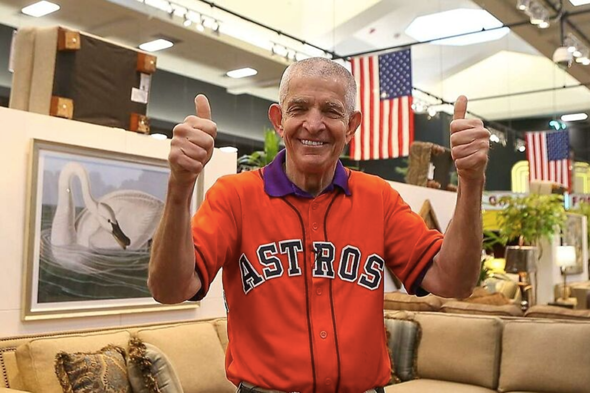 Mattress Mack blames black hand for losing him a fortune on the Astros