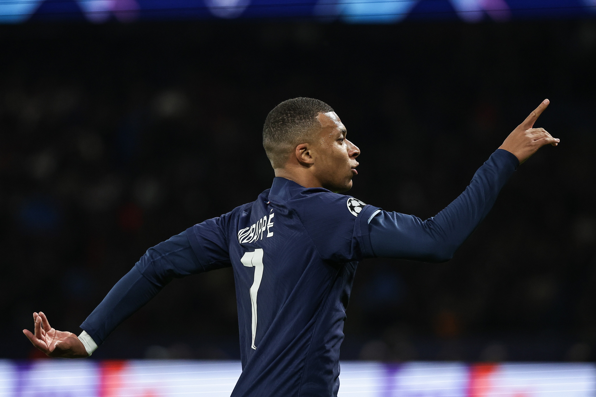 Paris Saint Germains Kylian Mbappe