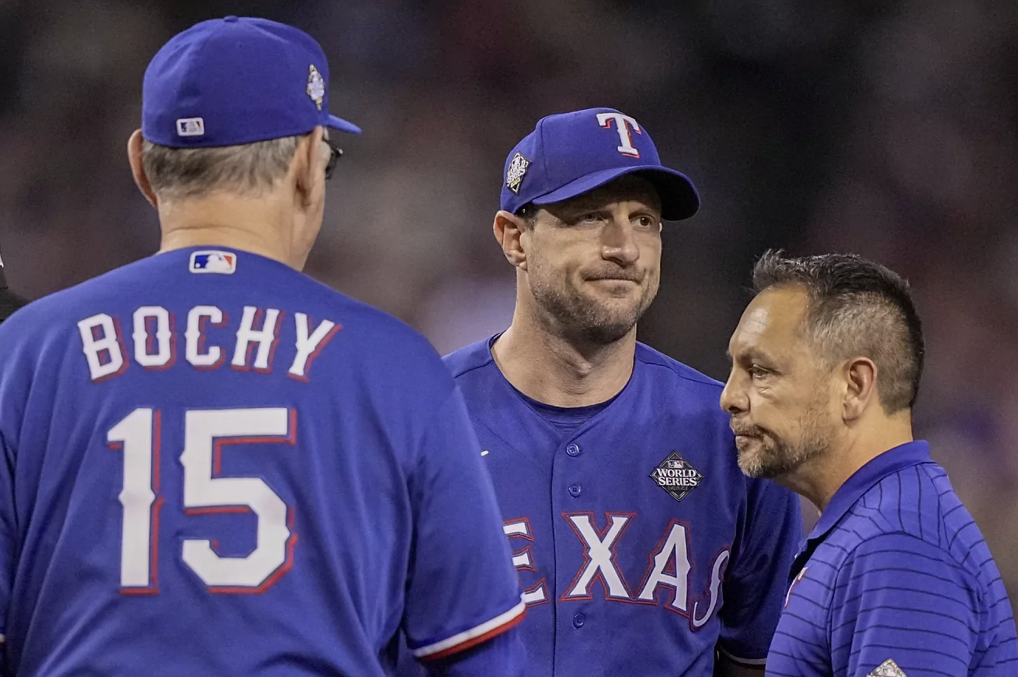 Max Scherzer doubtful for Rangers in remainder of World Series