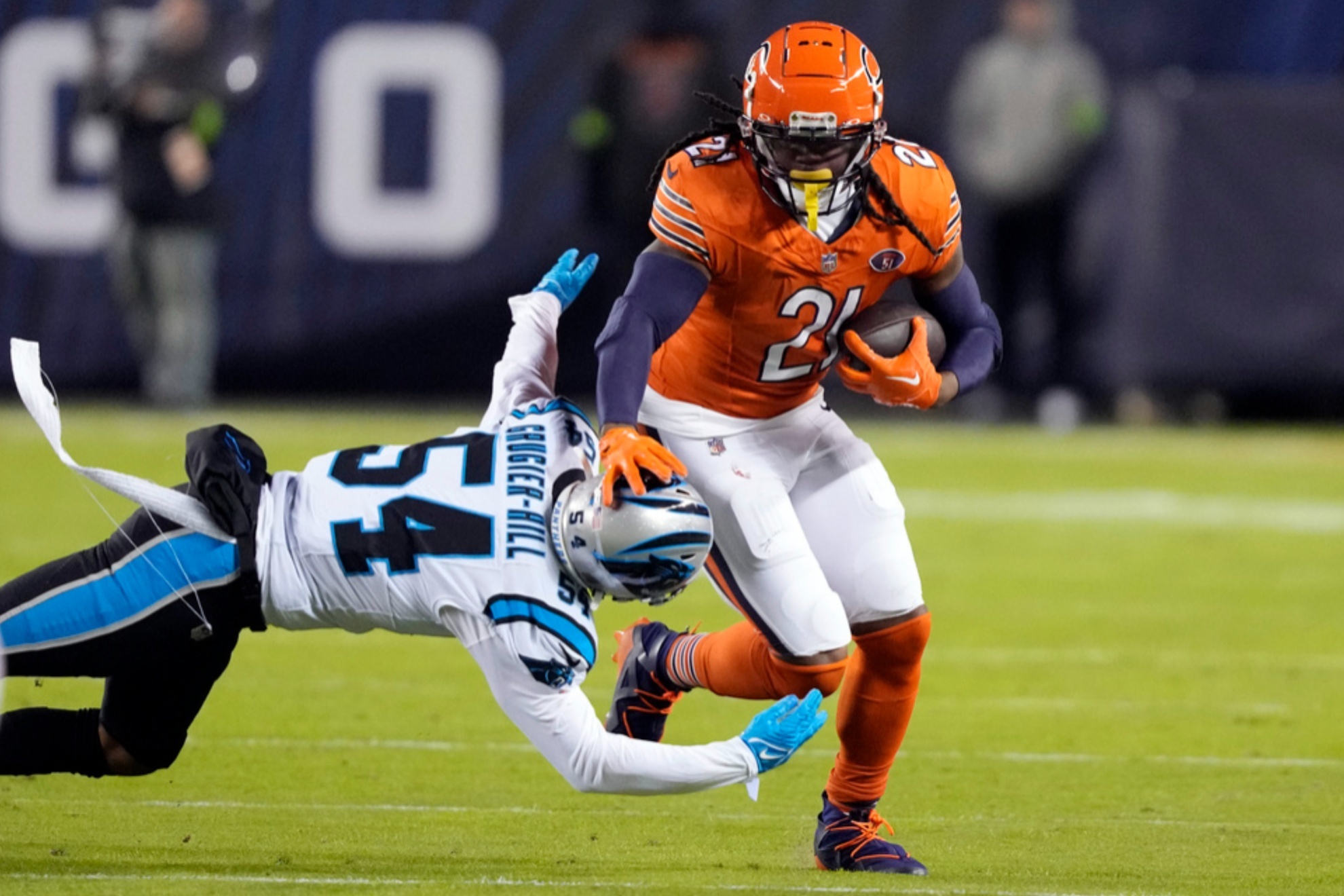 DOnta Foreman scored a touchdown in the Bears win over the Panthers