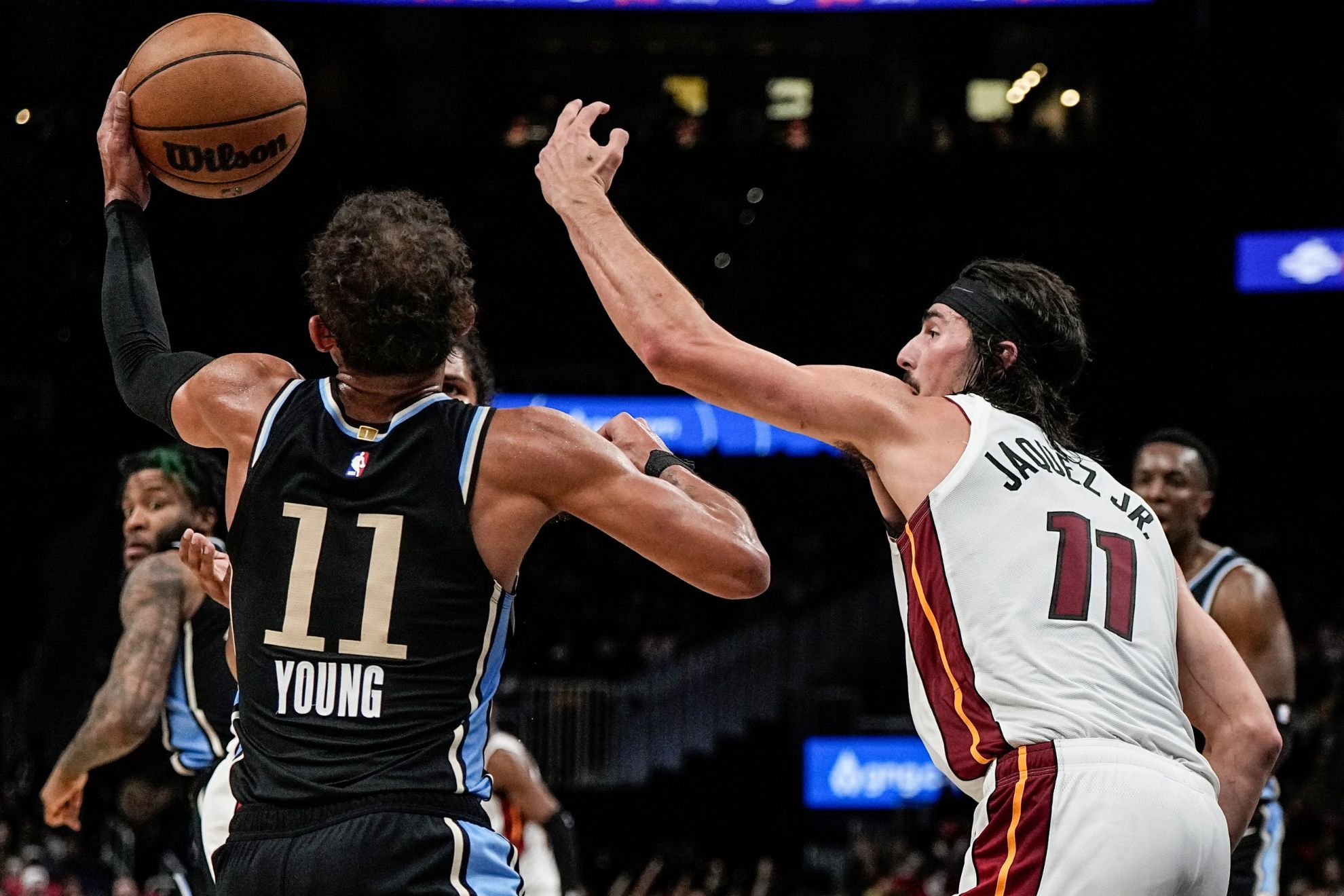 Bam Adebayo, rookie Jaime Jaquez Jr. lead depleted Heat past Trae Youngs Hawks