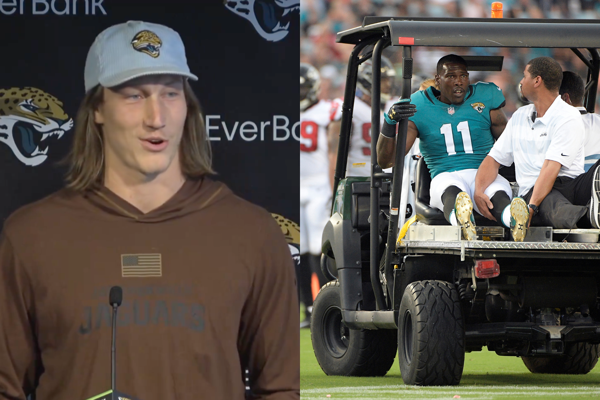 Trevor Lawrence confirms the Jacksonville Jaguars have carts.