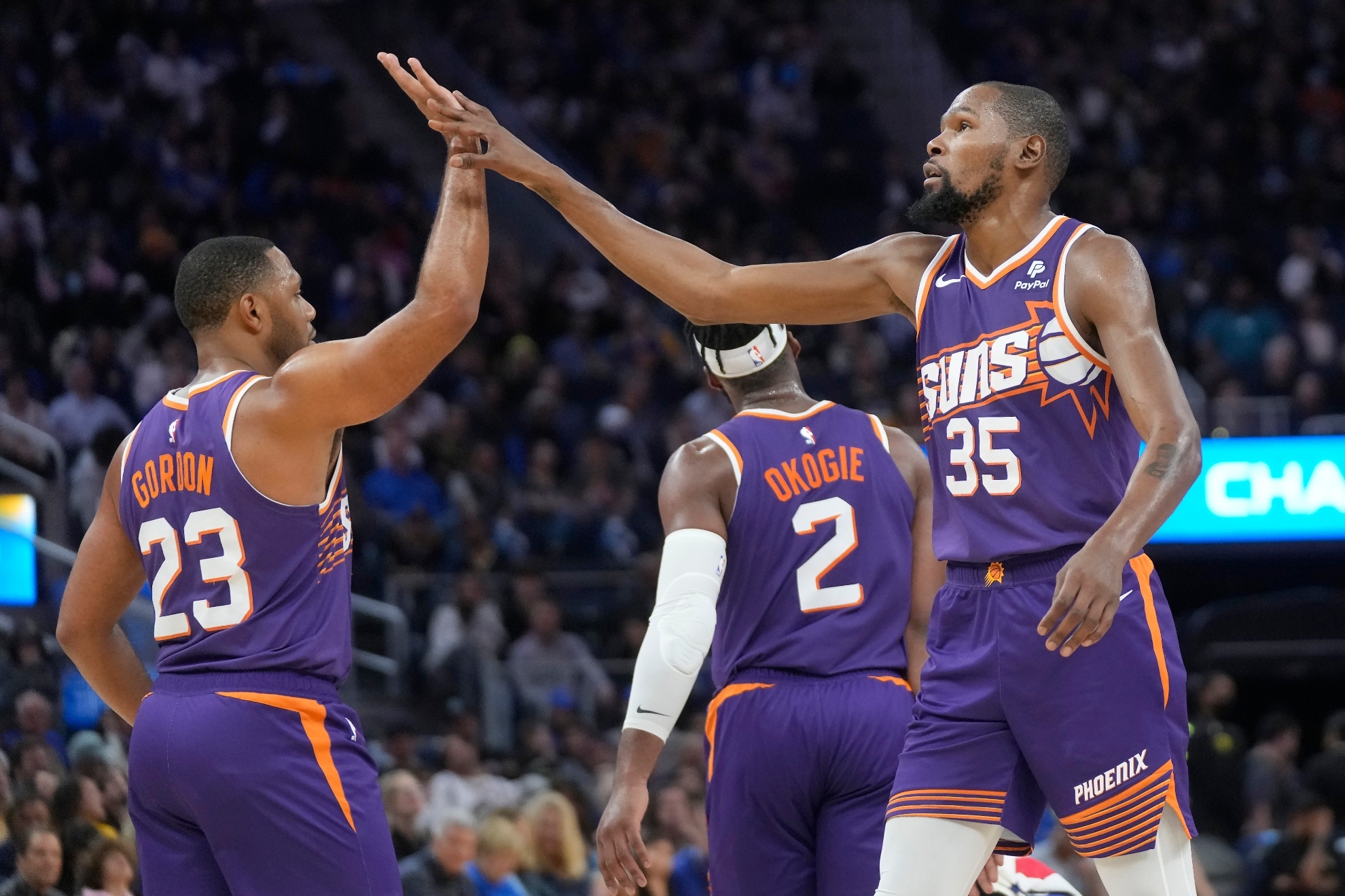 Phoenix Suns during a regular season game