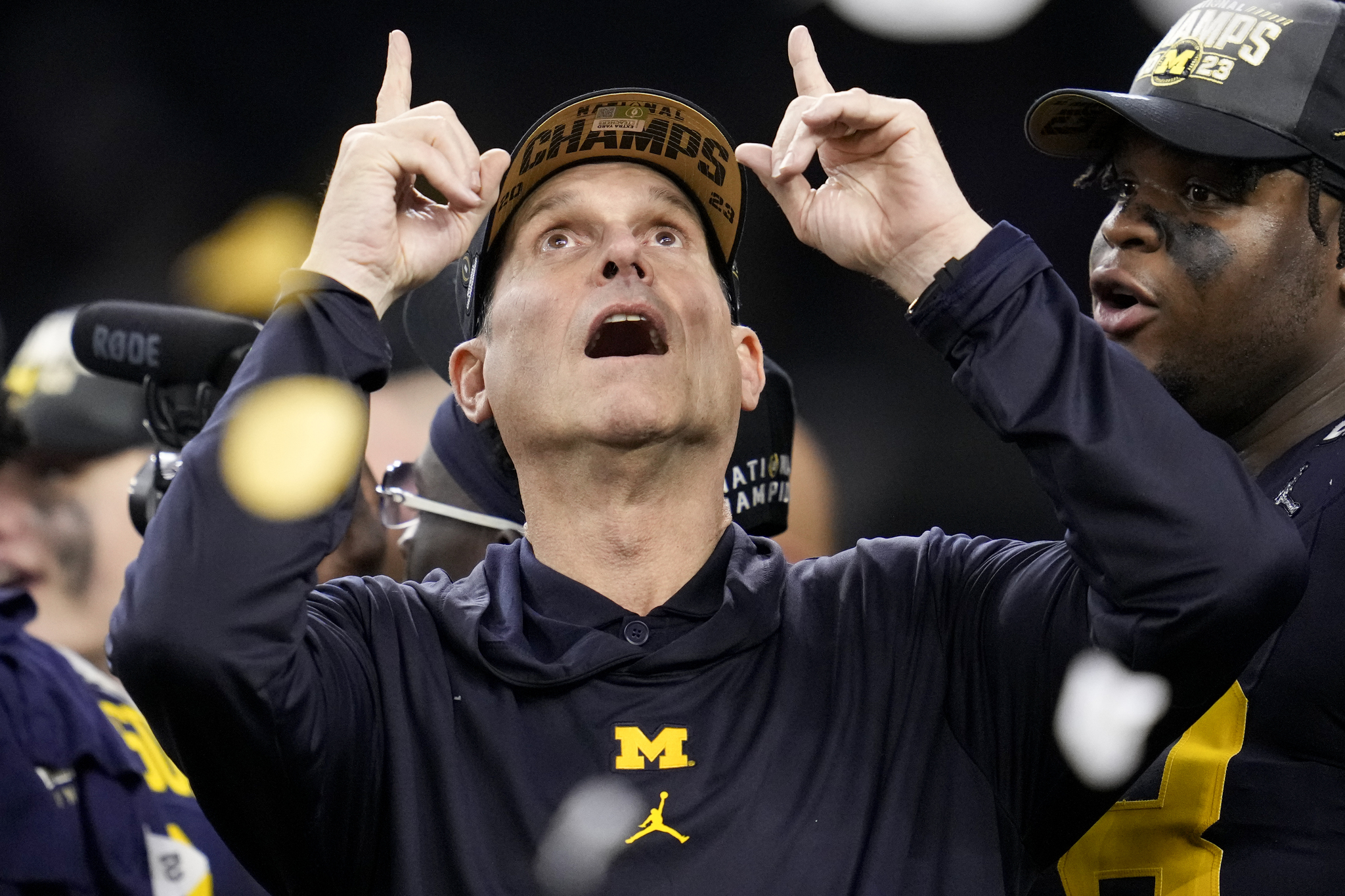 Michigan head coach Jim Harbaugh