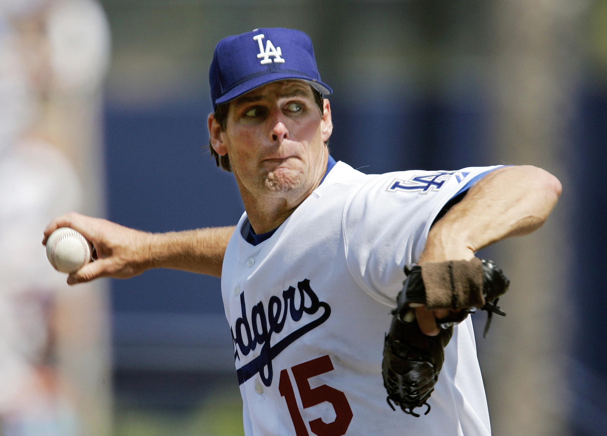 Scott Erickson with the Dodgers