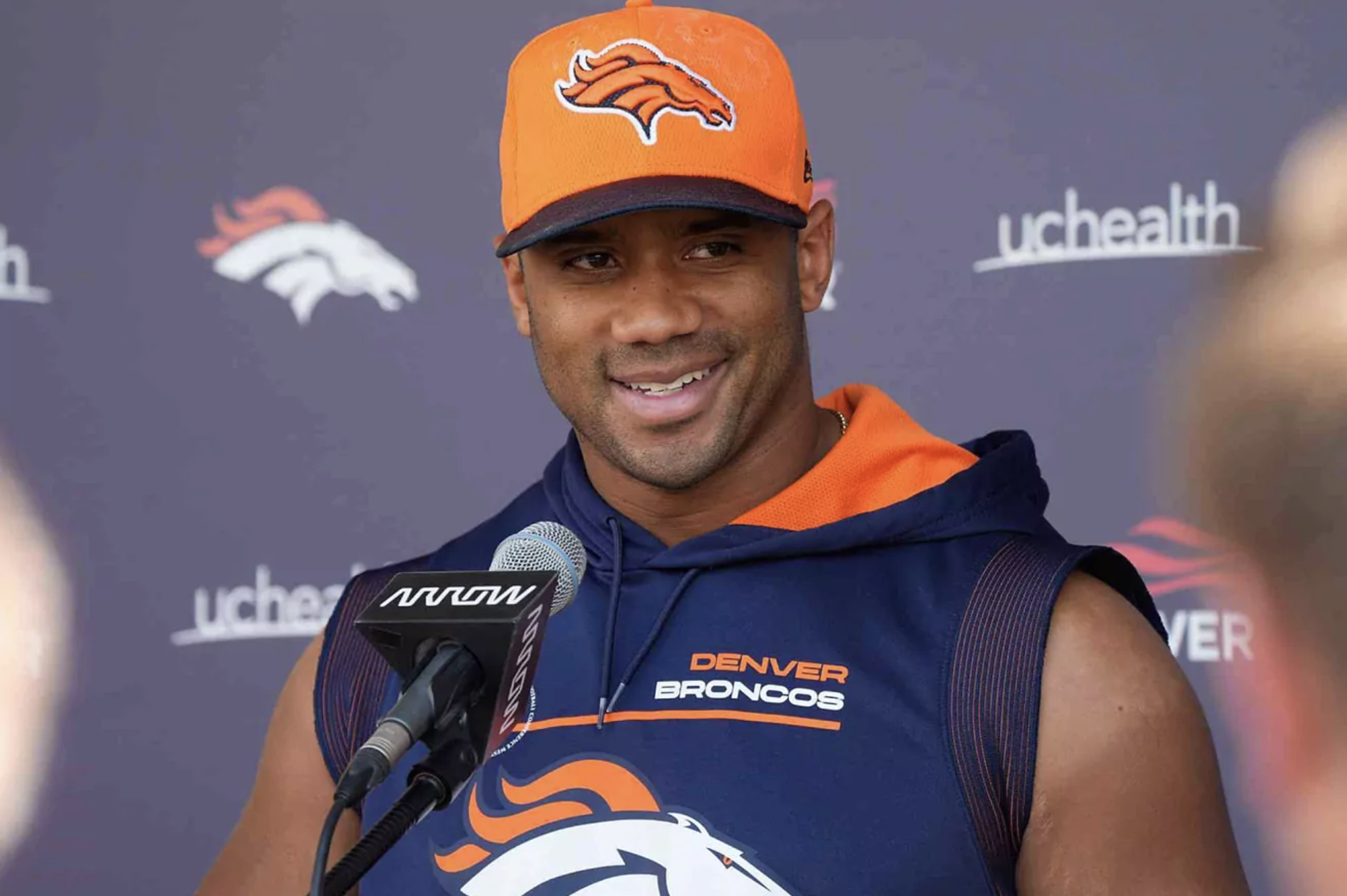 Denver Broncos quarterback Russell Wilson