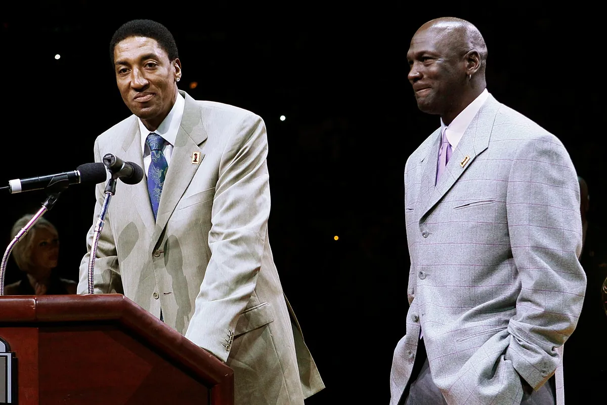 Pippen and Jordan.