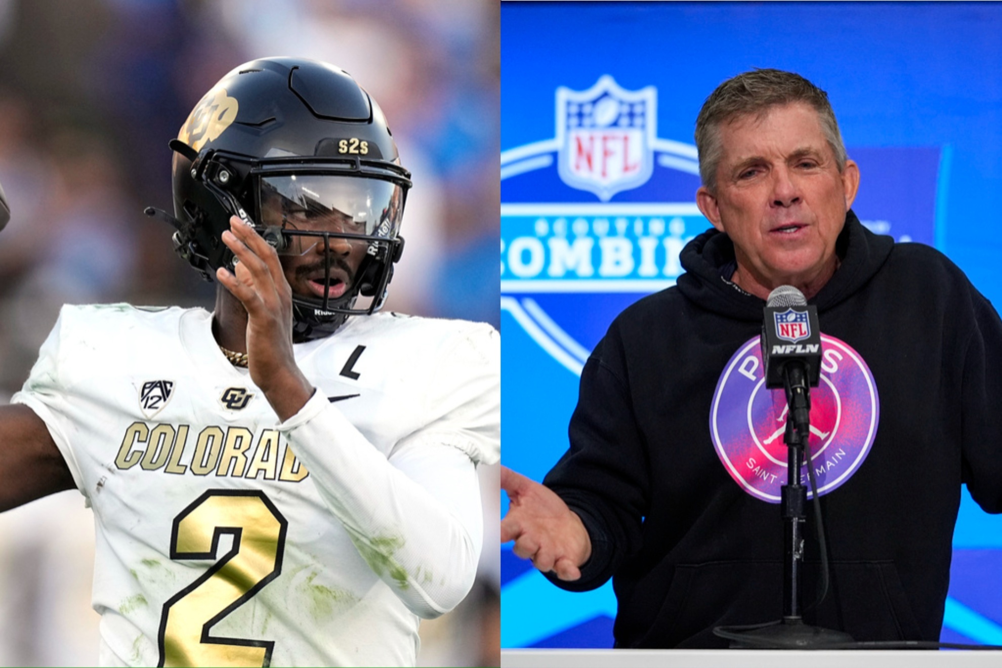 Is it true that Sean Payton is doing whatever it takes to draft Shedeur Sanders?