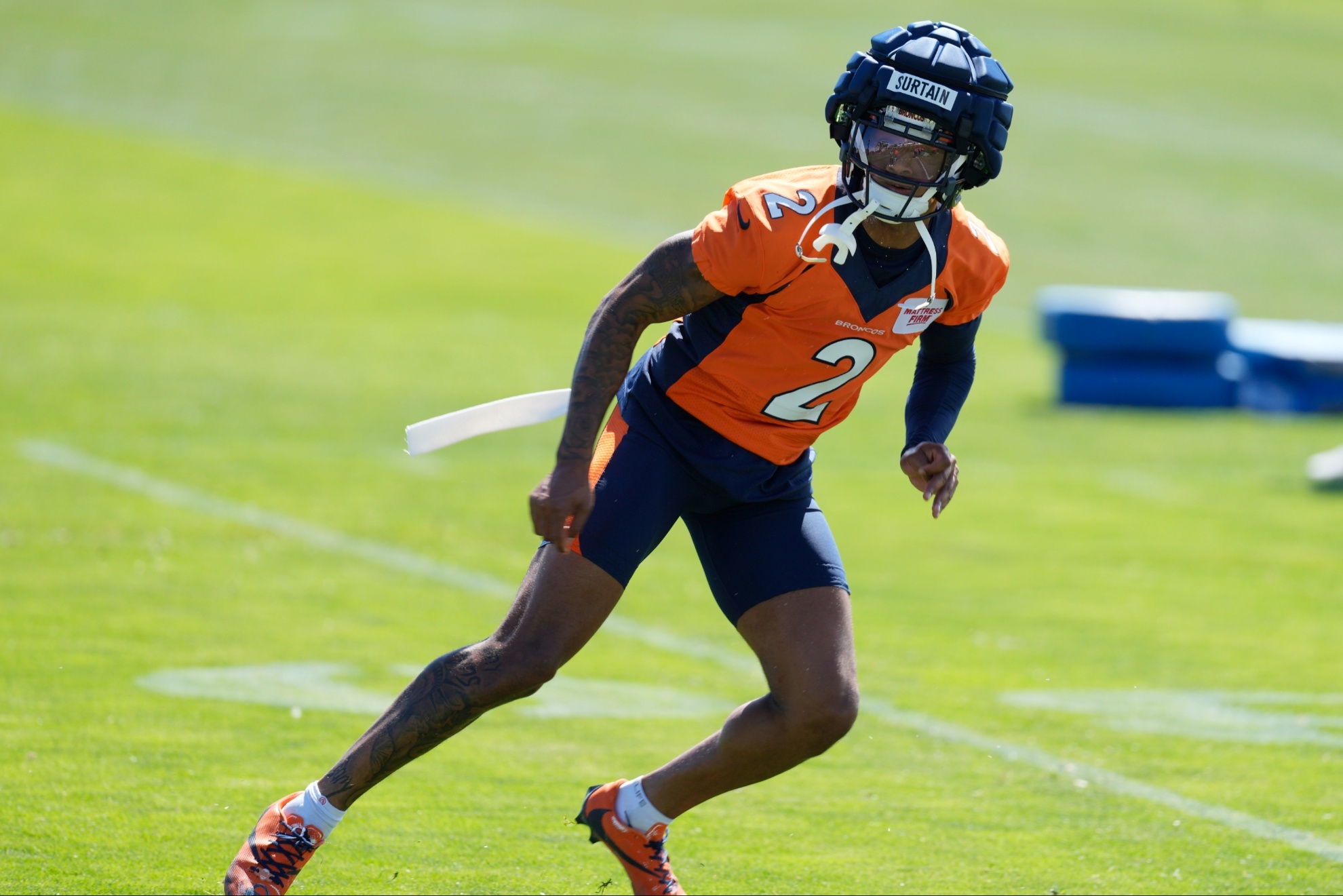 Broncos star cornerback Patrick Surtain II.