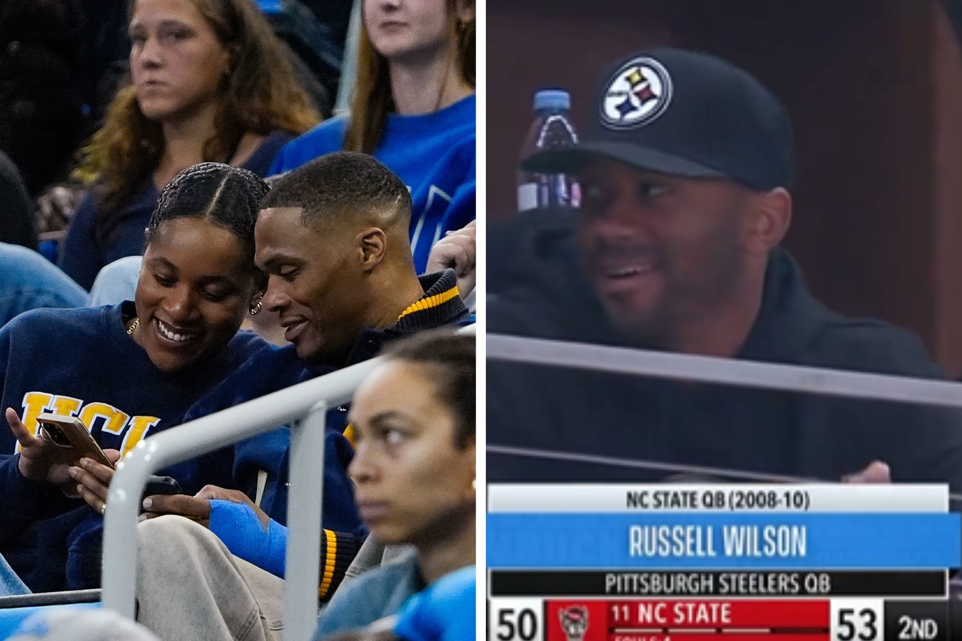 March Madness celebrity row: Why did Russell Westbrook, Russell Wilson attend?