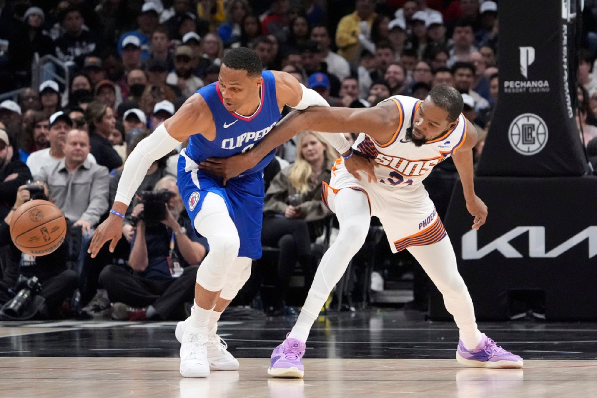 KD and Westbrook recently faced off as the Suns played the Clippers