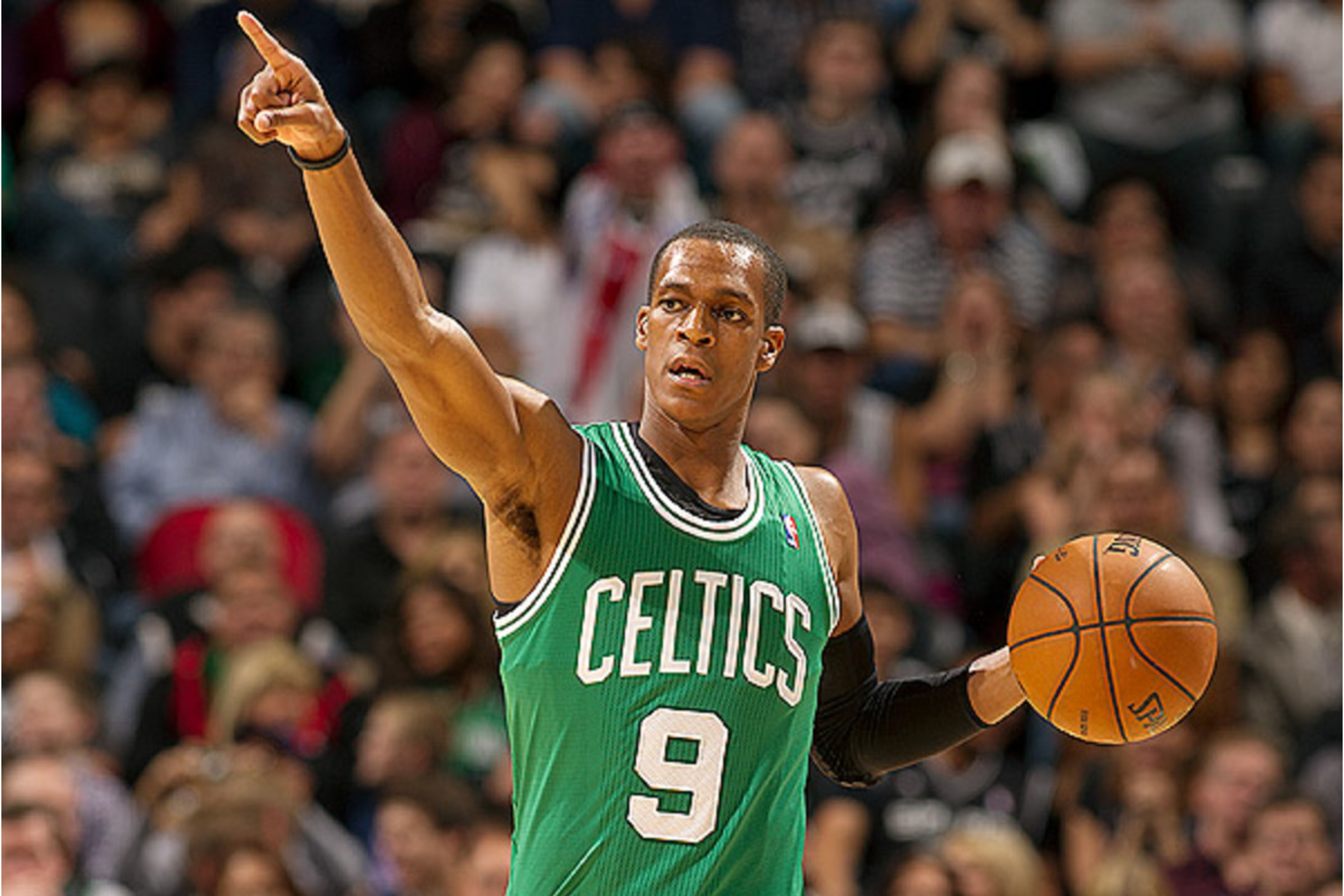 Rajon Rondo with the Celtics.