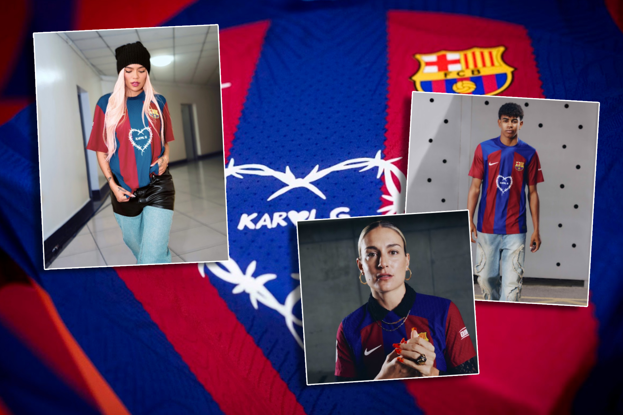 El pastizal que tendr�s que pagar por la exclusiva camiseta del Barcelona y Karol G