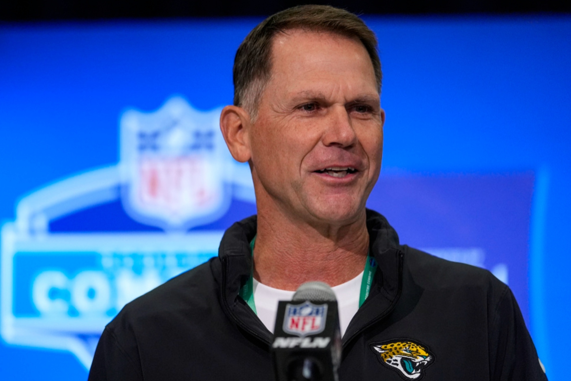 Jacksonville Jaguars GM Trent Baalke talked to the media on Thursday