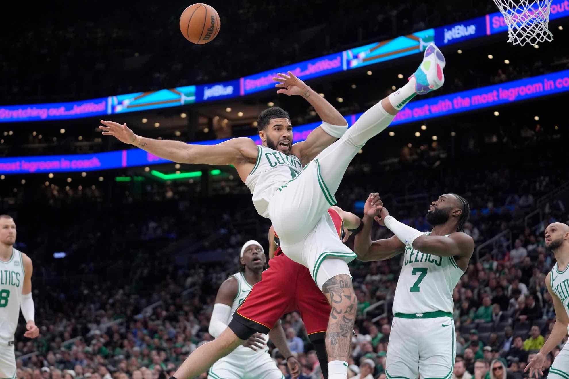 Jayson Tatum was undercut by Caleb Martin