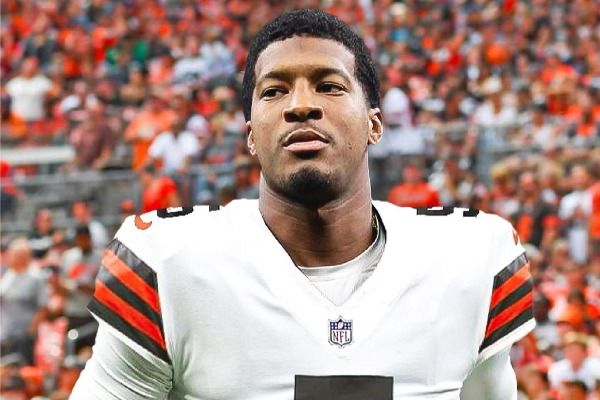 Cleveland Browns quarterback Jameis Winston.