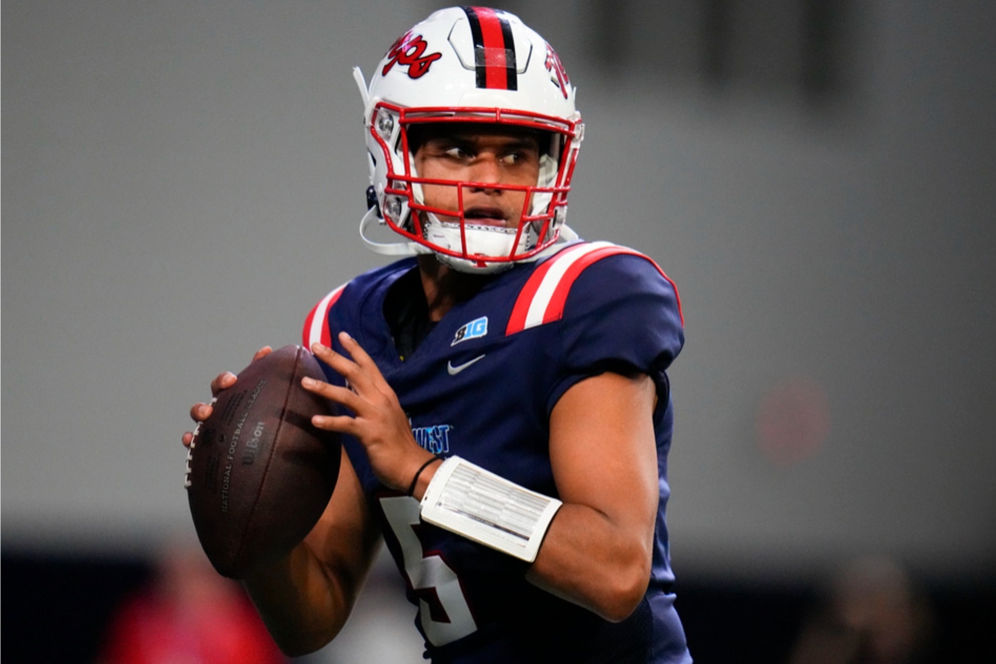 Taulia Tagovailoa was a four-year starter at the University of Maryland