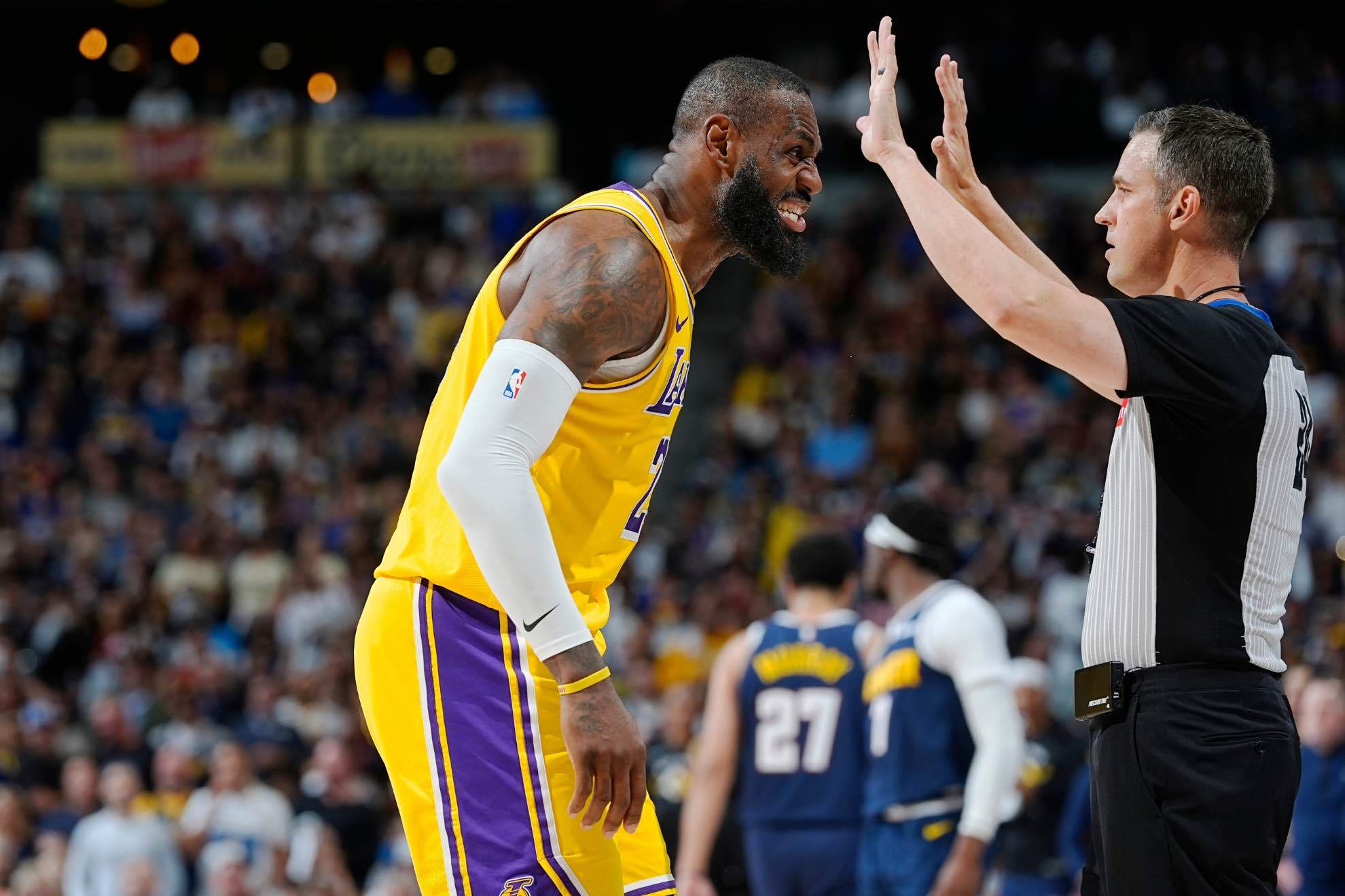 LeBron James let a fan get under his skin during Game 5