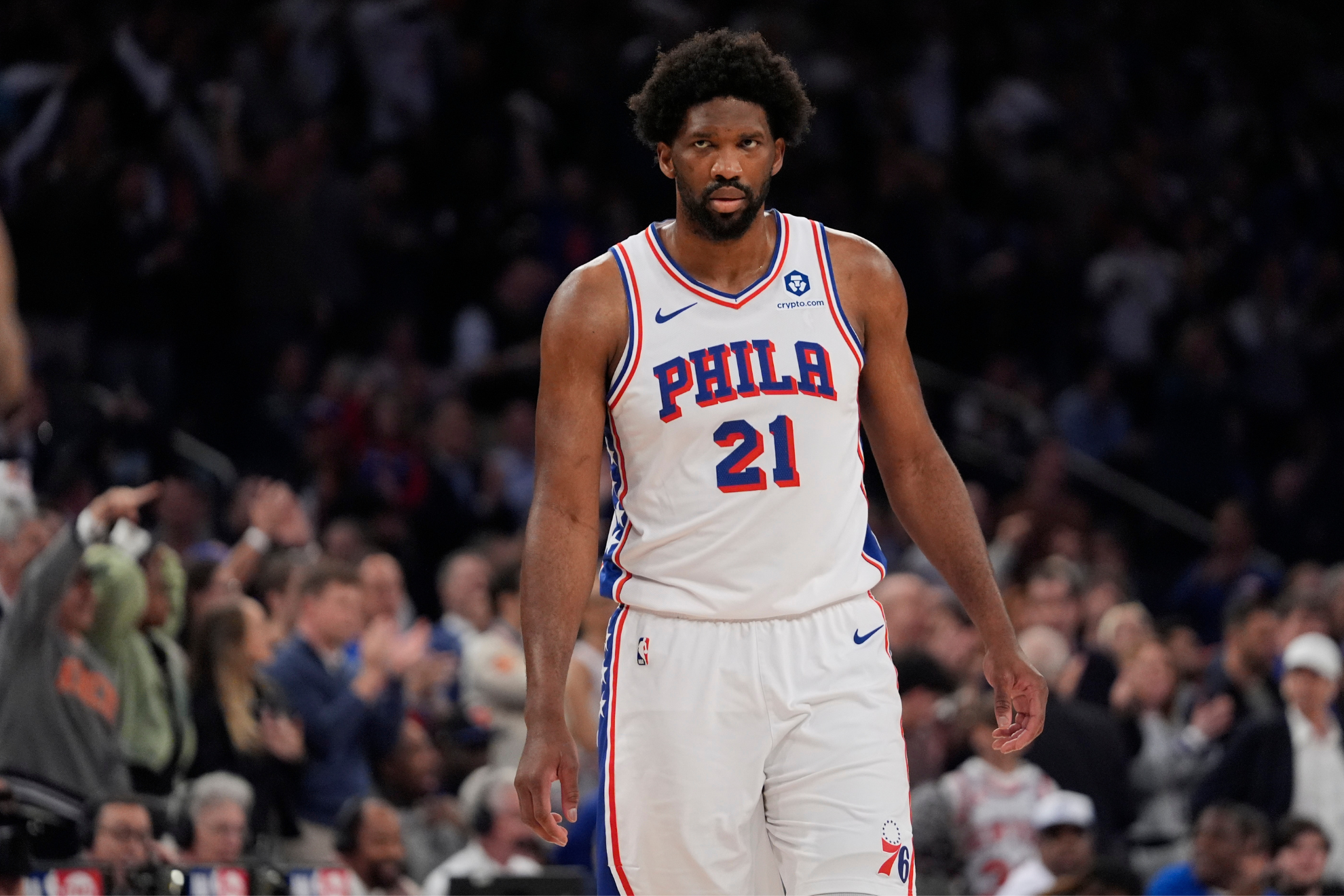 Joel Embiid reacts to villain treatment from New York Knicks fans