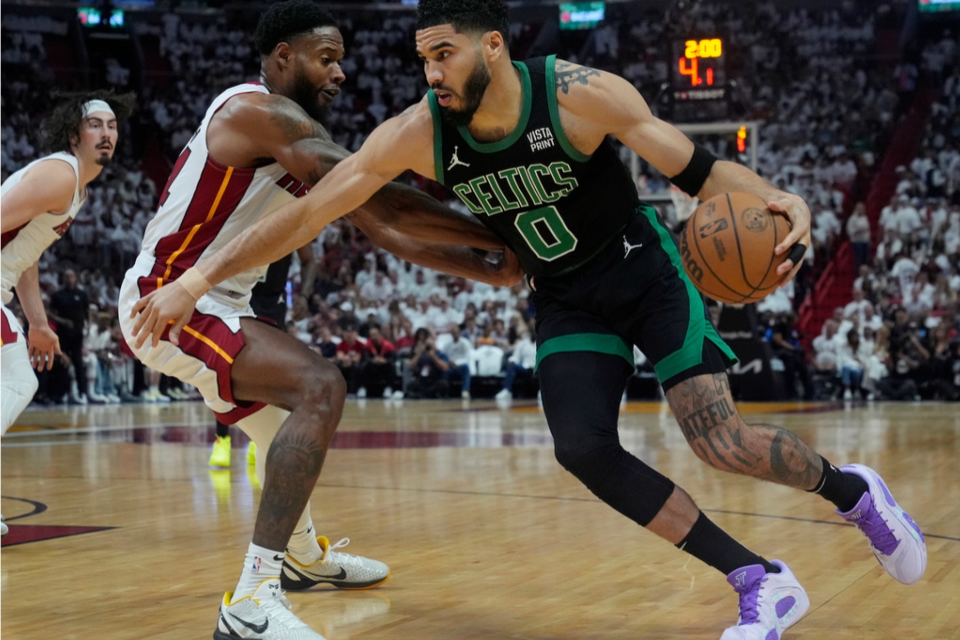 The Boston Celtics advanced to the next round of the Eastern Conference after defeating the Miami Heat