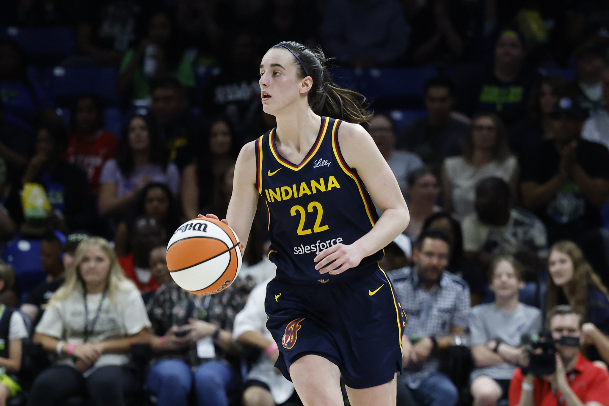 Caitlin Clark with Indiana Fever