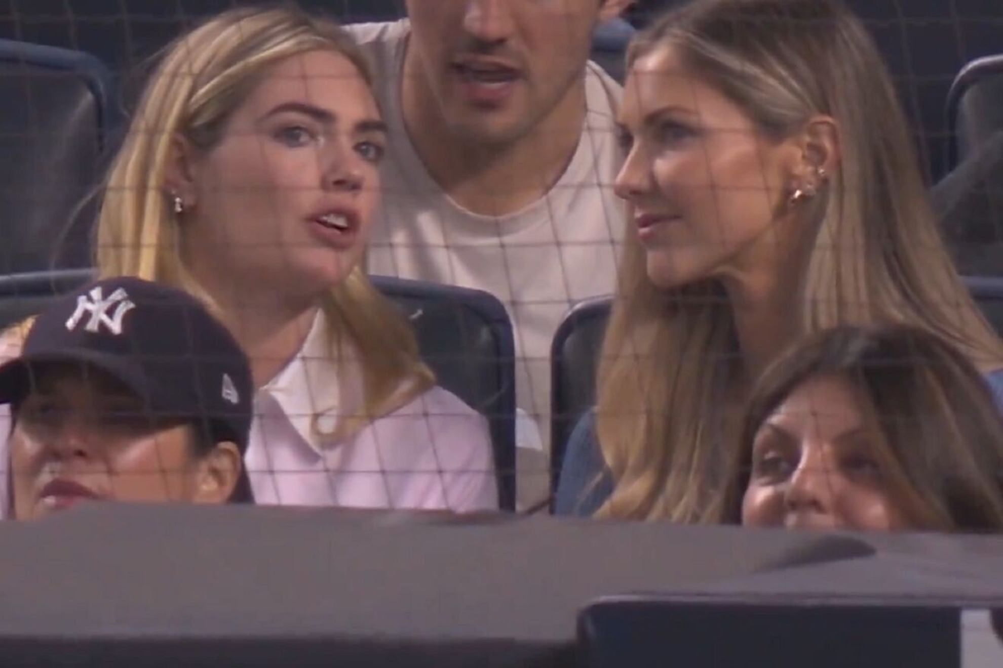 Kate Upton and Amy Cole, during the Astros loss to the Yankees.