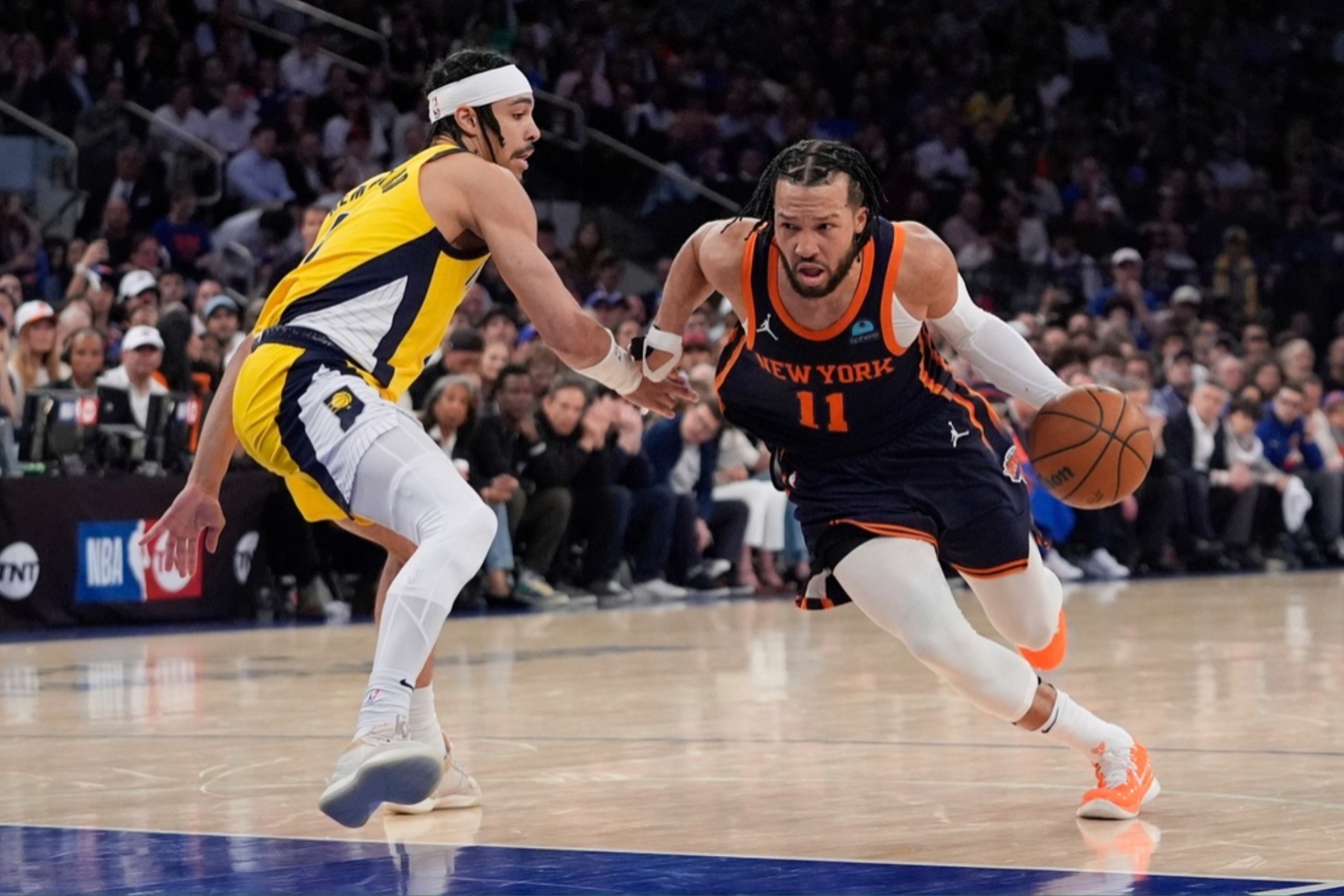 The New York Knicks went up 2-0 in the Eastern Conference Semifinals against the Indiana Pacers