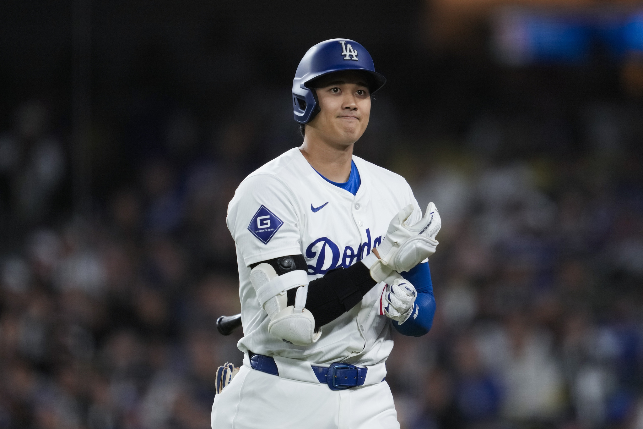 Los Angeles Dodgers designated hitter Shohei Ohtani