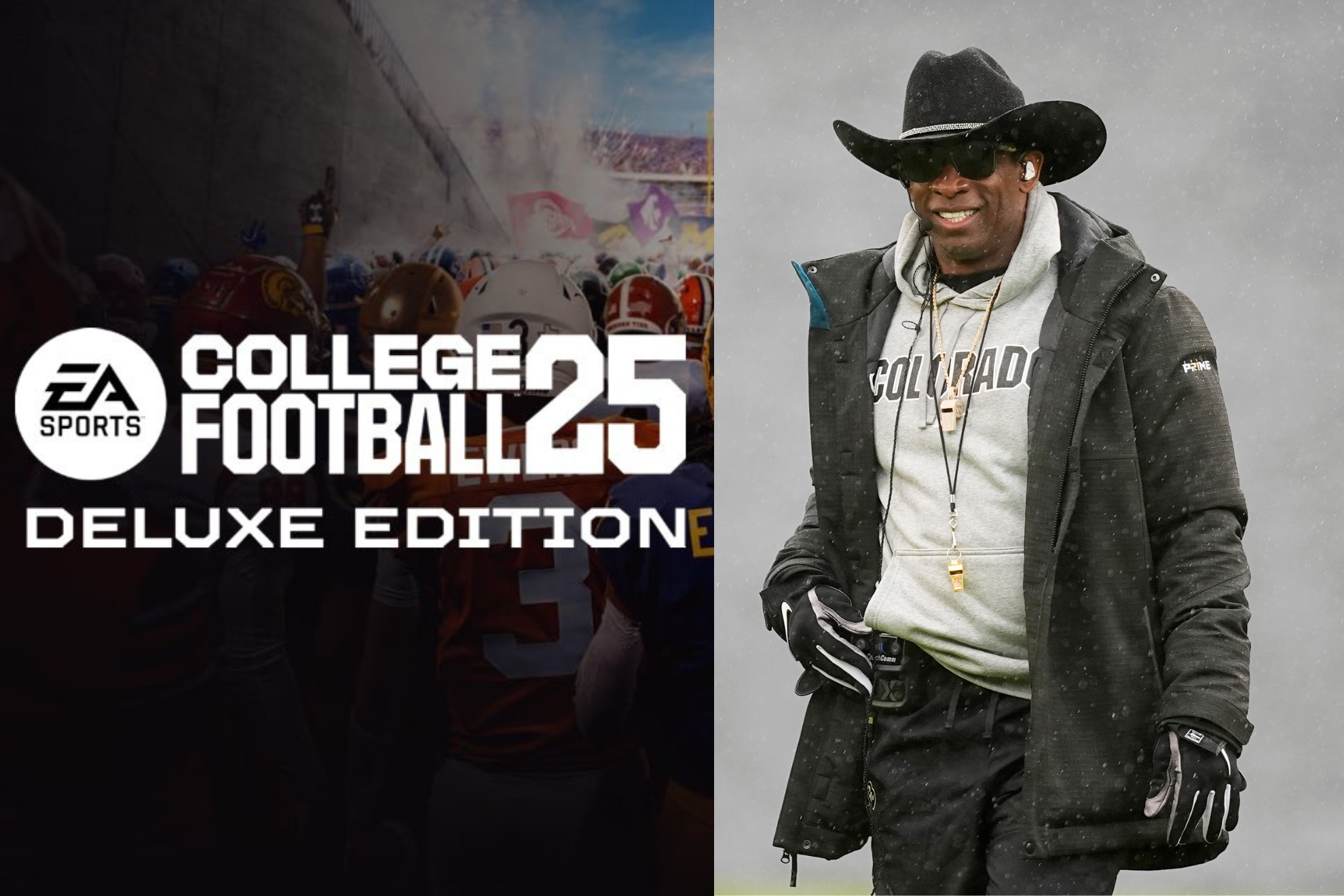 Travis Hunter makes it onto the cover of EA Sports College Football 25.