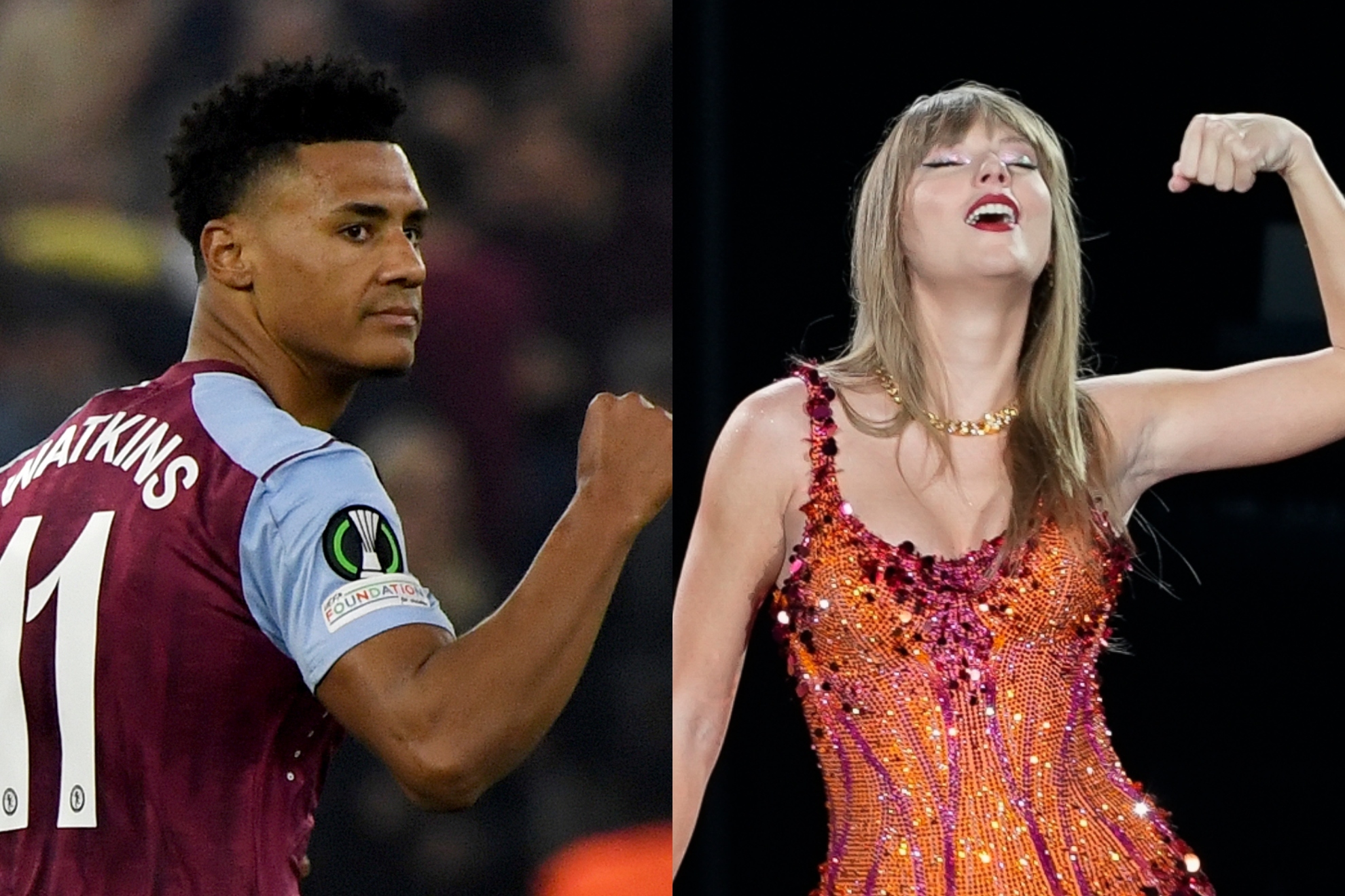 Watkins rides wave of Swiftie support in Premier League race