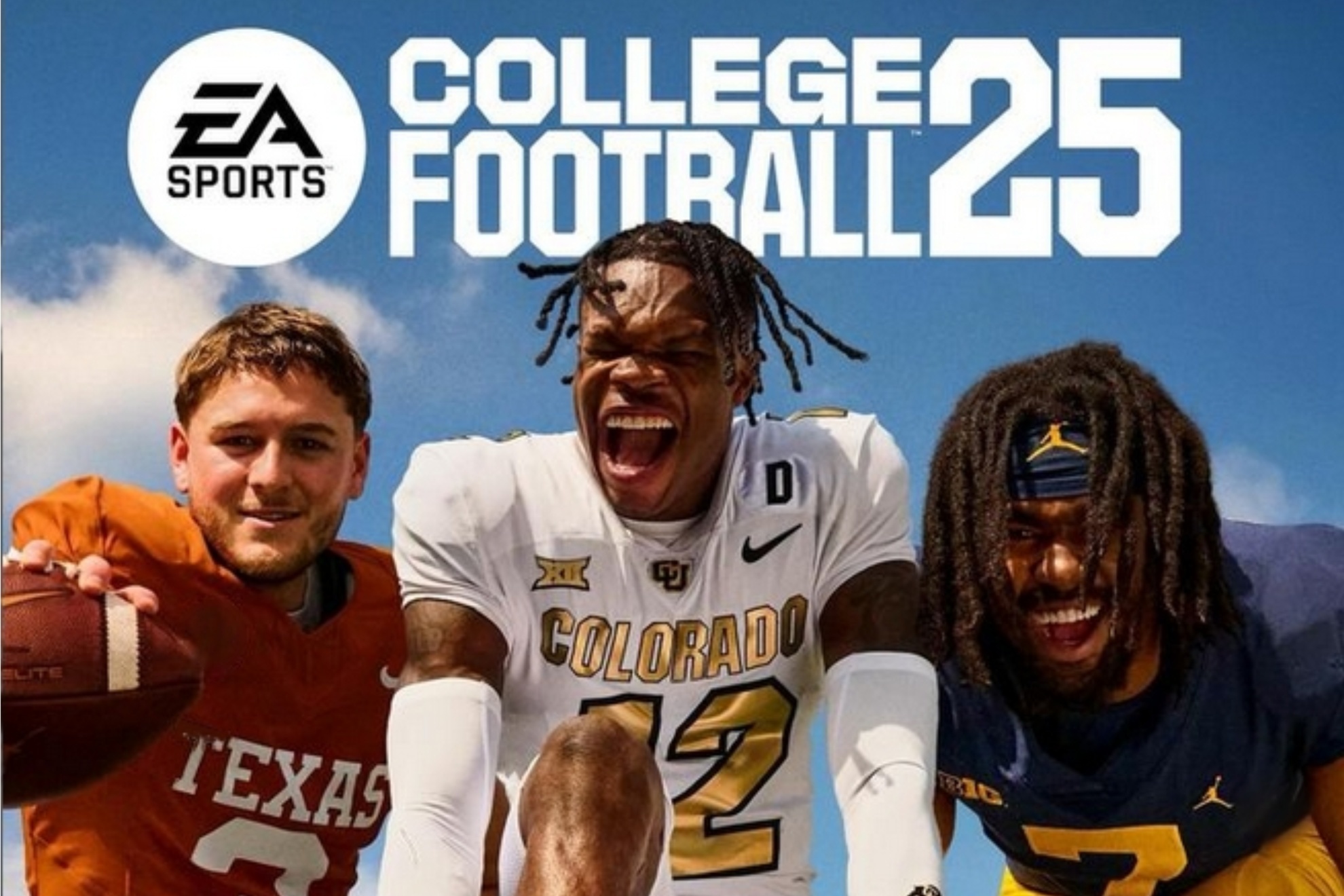 Donovan Edwards, Quinn Ewers, and Travis Hunter grace the cover of CFB25.