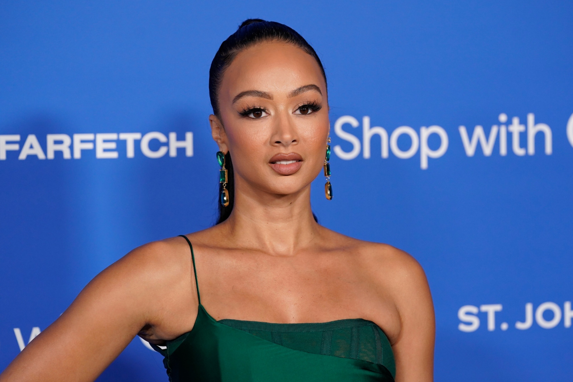 Draya Michele arrives at the Fashion Trust U.S. Awards on Tuesday, March 21, 2023, at Goya Studios in Los Angeles. (AP Photo/Chris Pizzello)