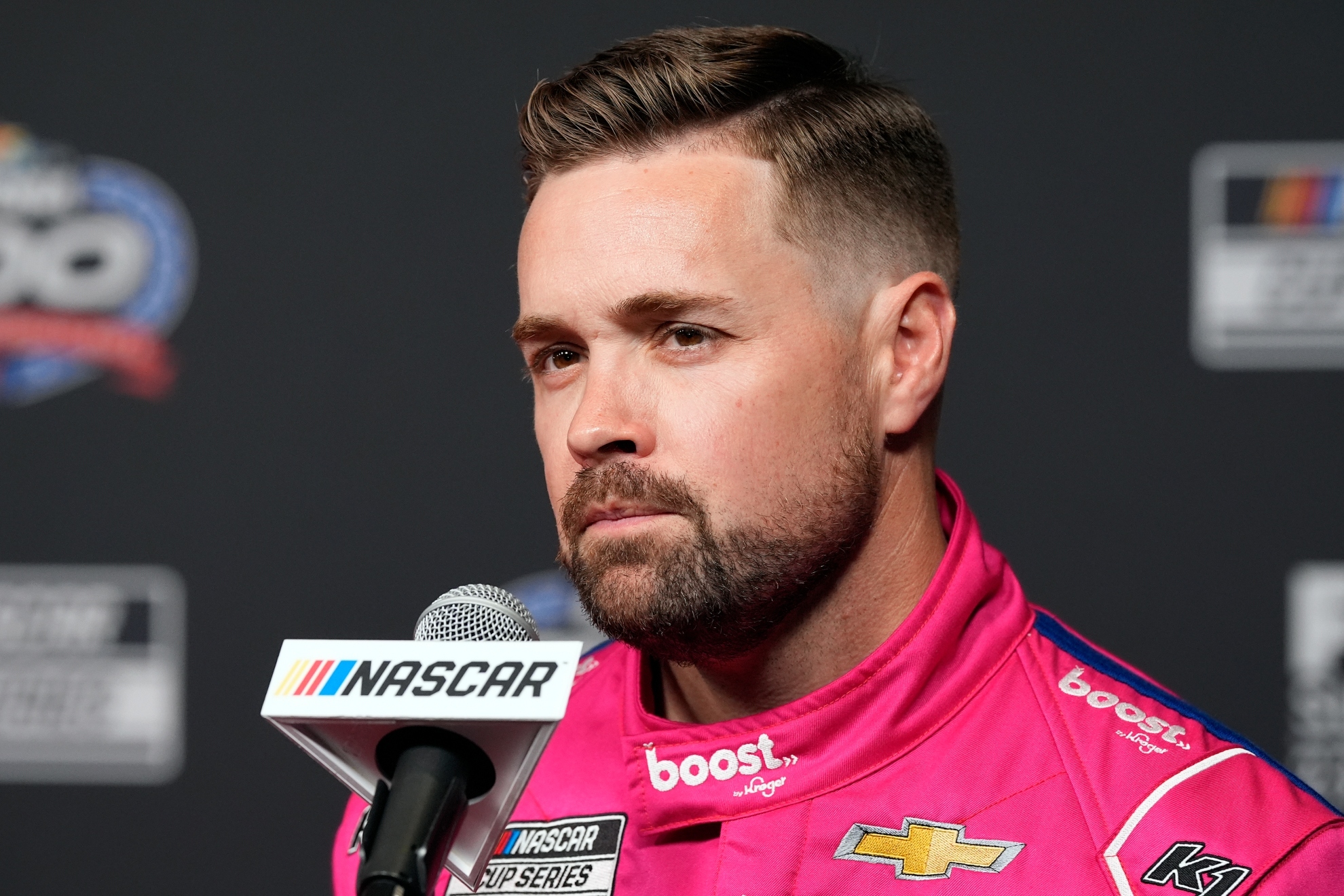 Possible ban for Stenhouse after heated clash with Busch