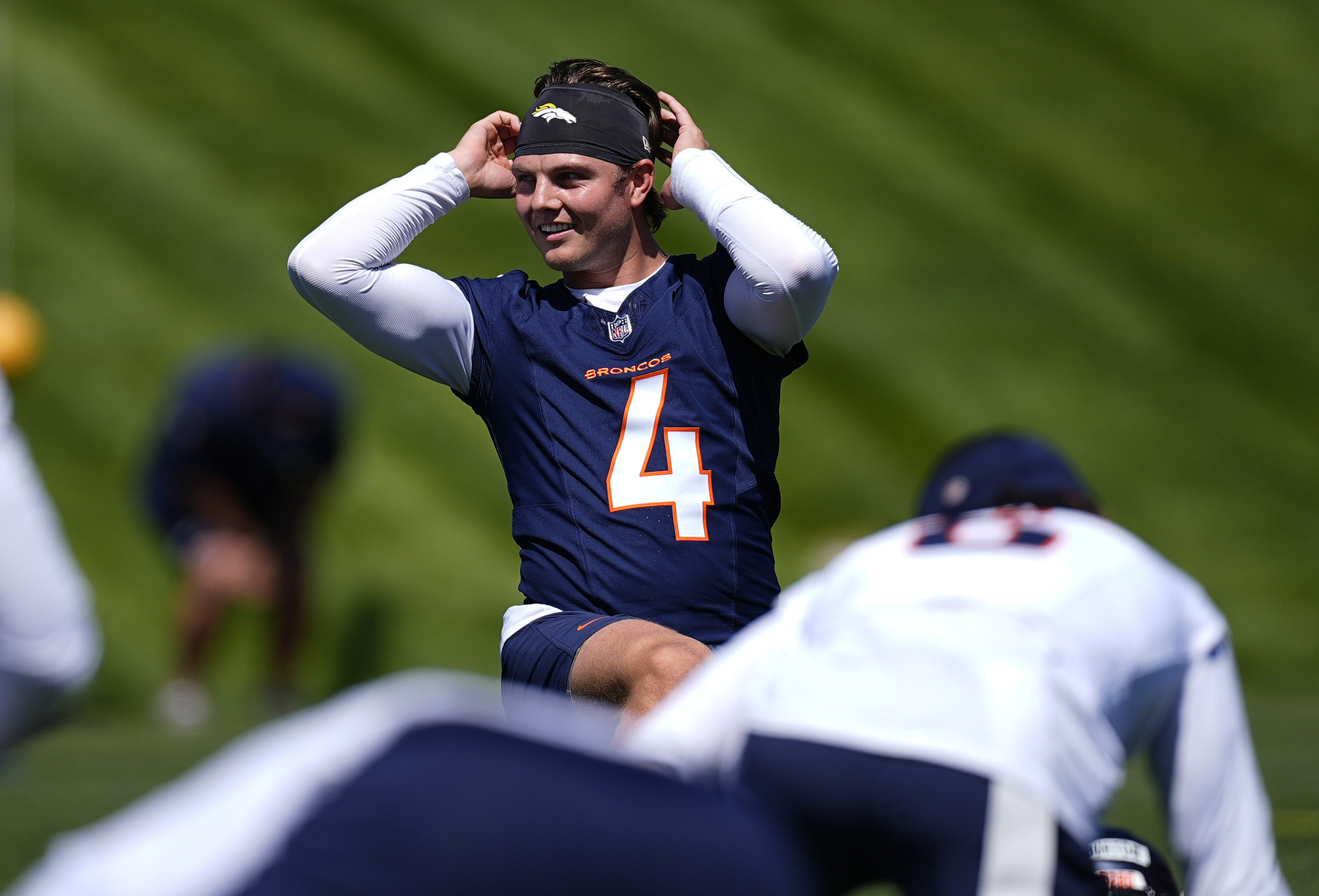 Denver Broncos quarterback Zach Wilson