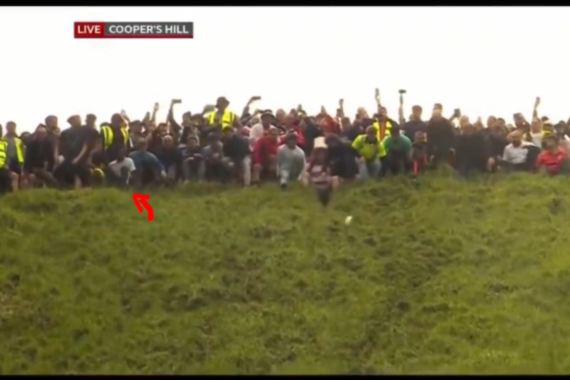 IShowSpeeds latest crazy moment: breaks leg in cheese rolling competition