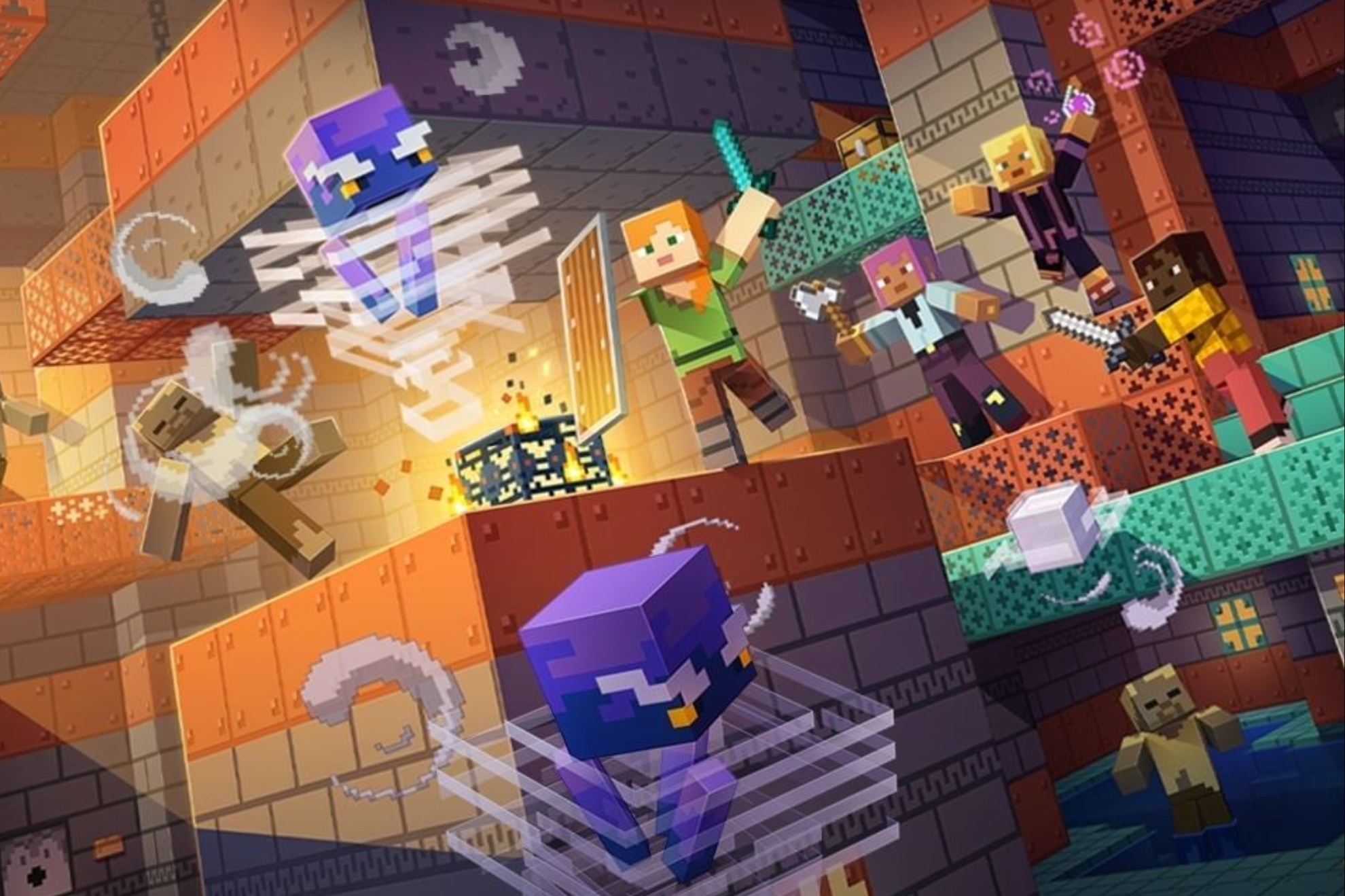 Minecraft will arrive at Netflix as an animated series.