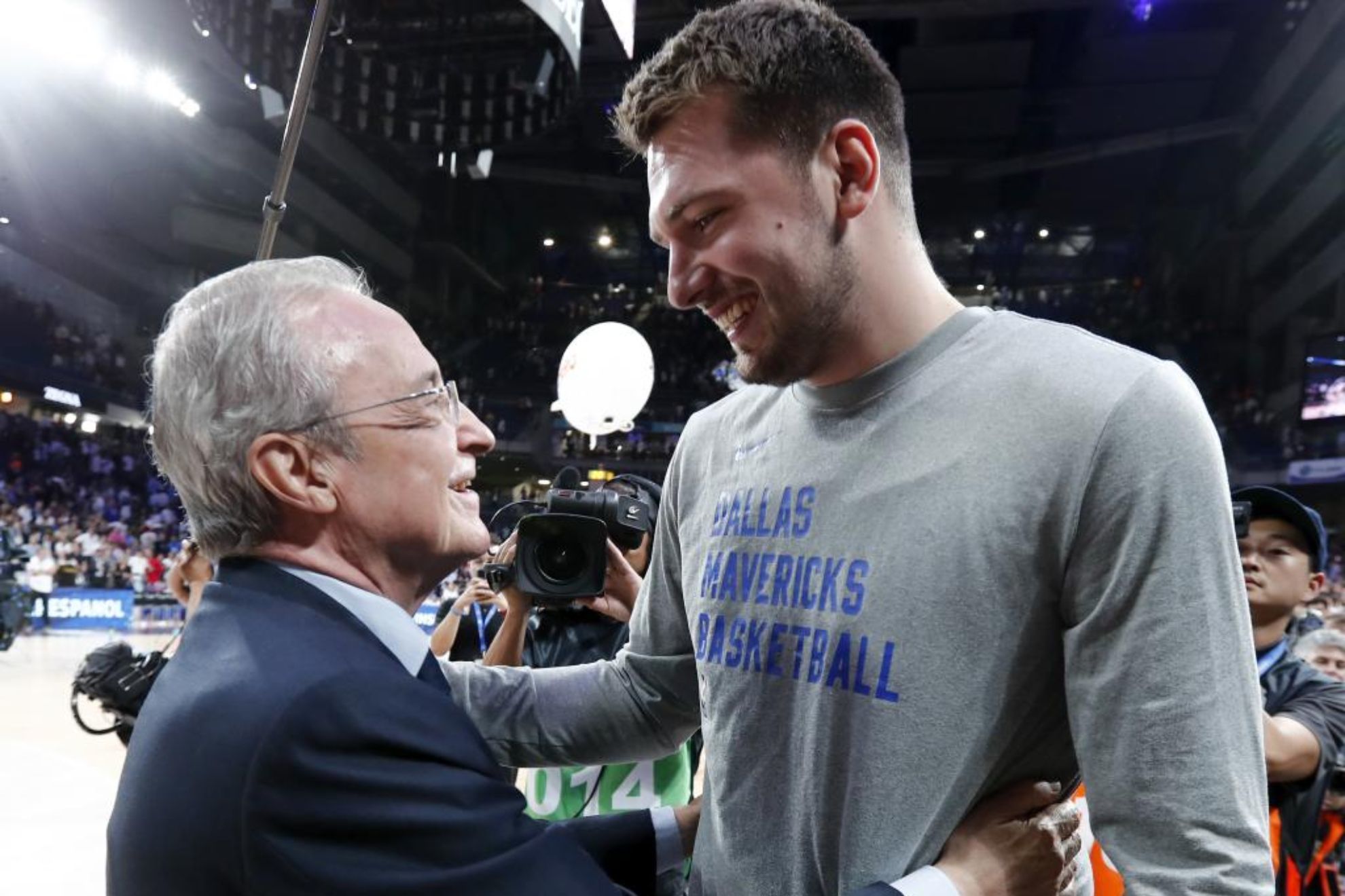 Luka Doncic with Florentino P�rez