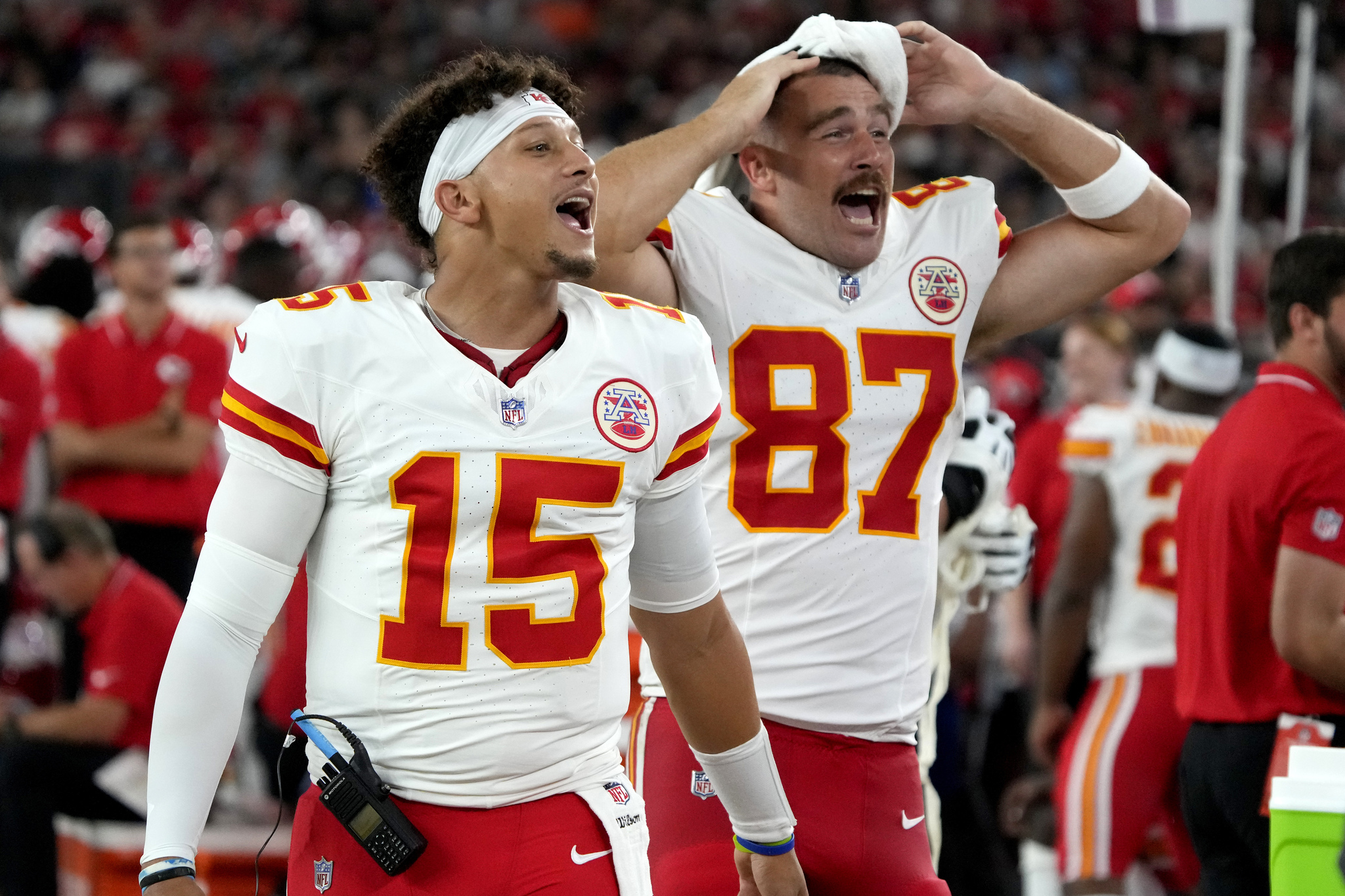 Mahomes and Kelce.