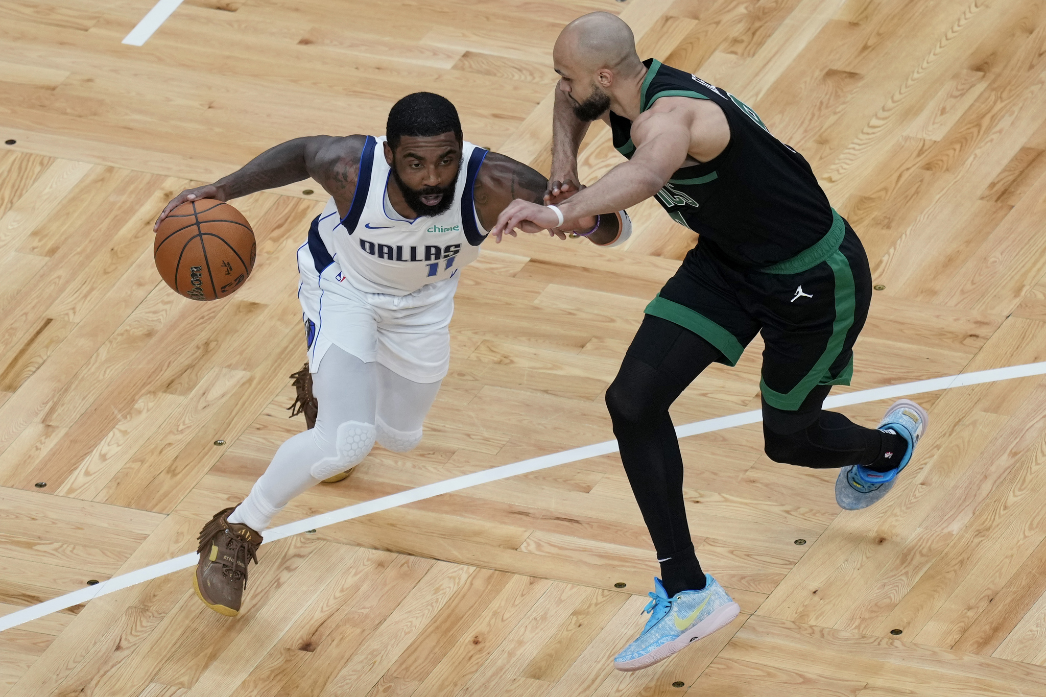 Dave Portnoy mocks Kyrie Irving with clown t-shirt in NBA Finals match: Why do they hate each other?