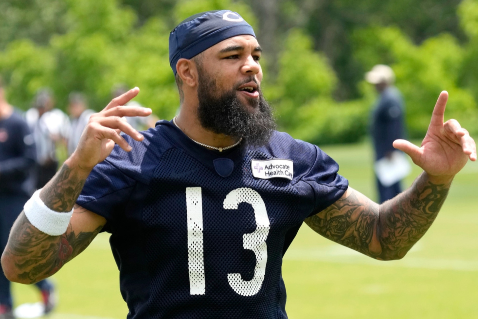 Keenan Allen is entering his 12th season in the NFL and first with the Chicago Bears