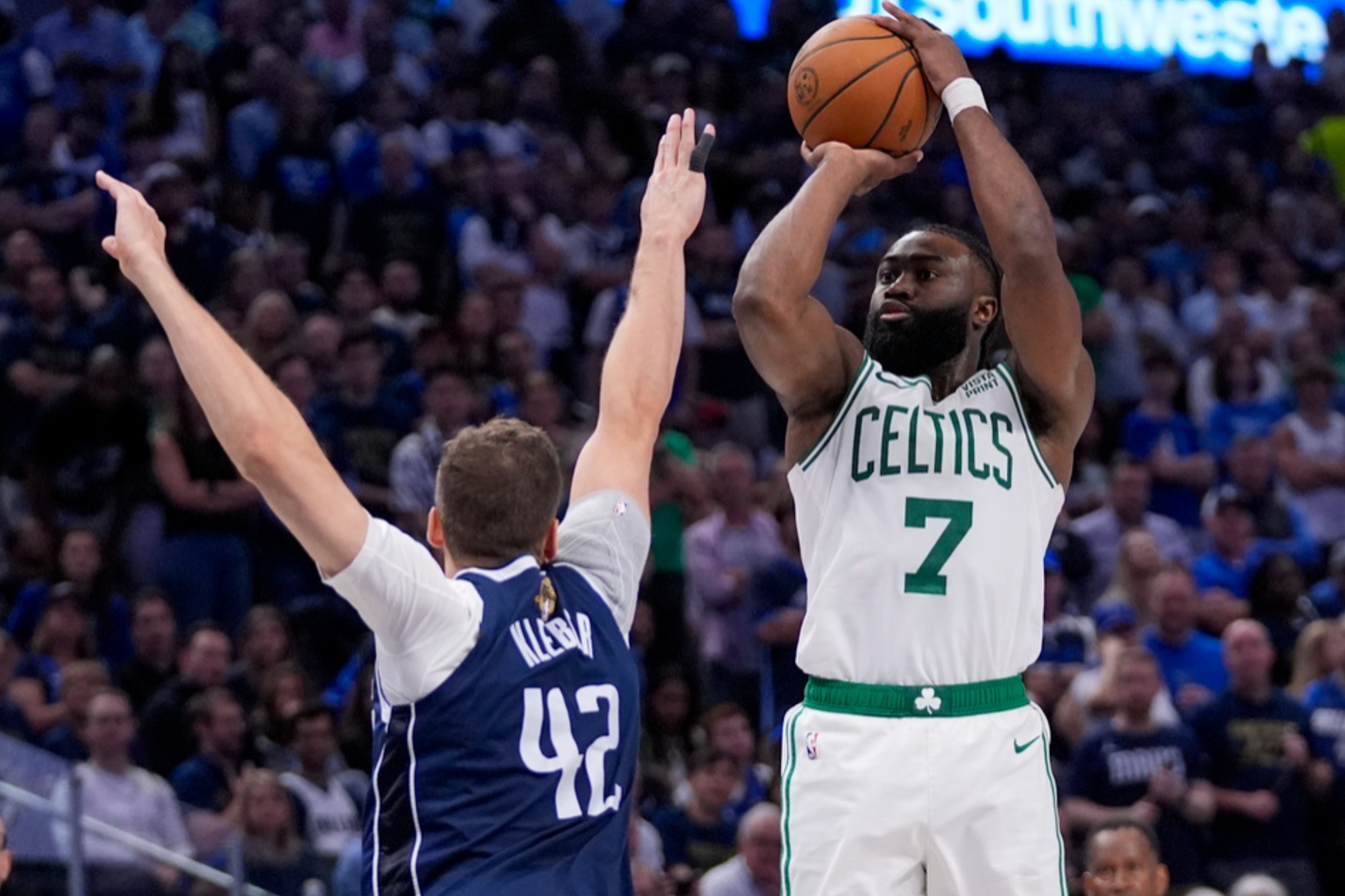 The Celtics won Game 3 of the 2024 NBA Finals at American Airlines Center in Dallas