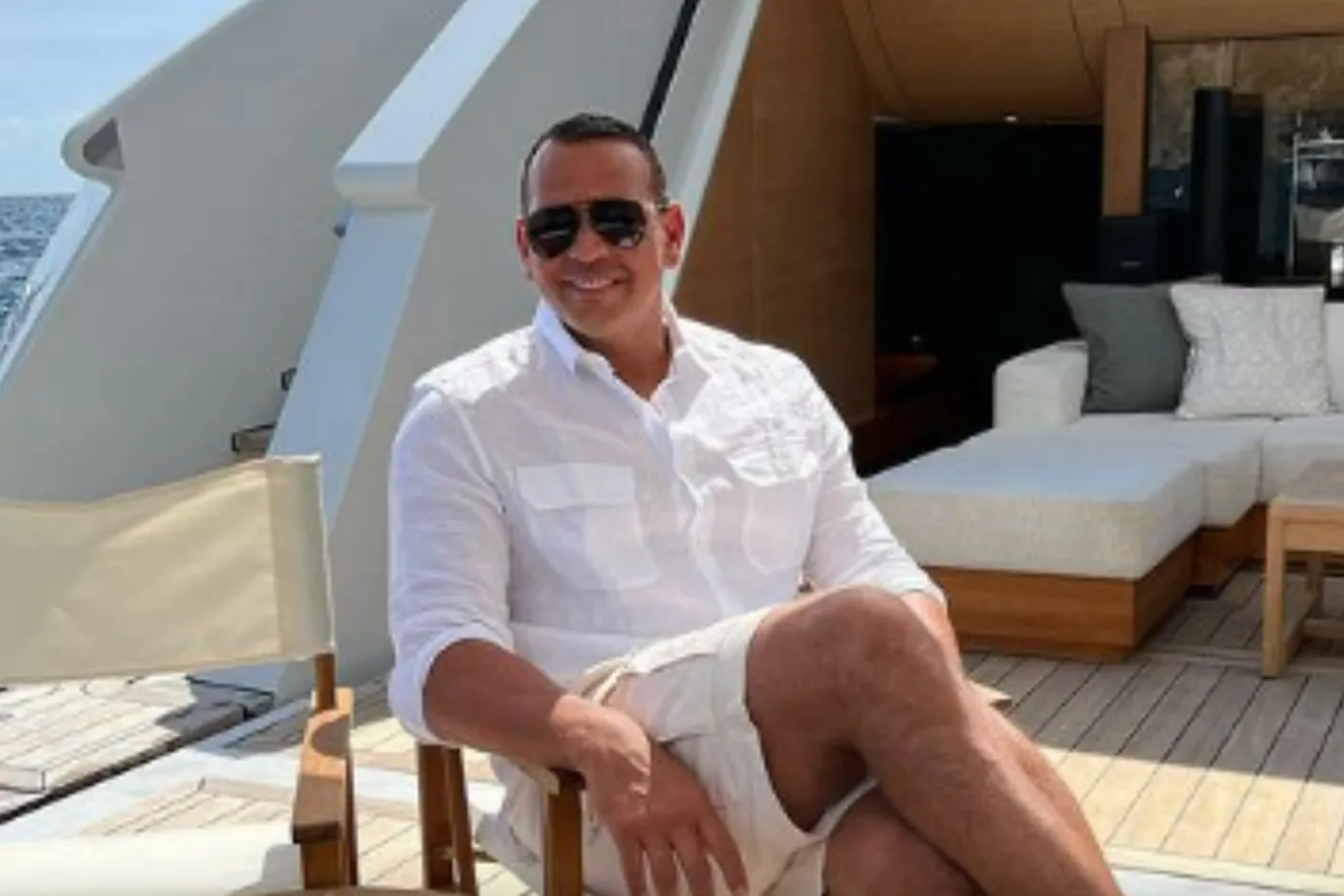 Alex Rodriguez shares intimate photos of his 49th birthday partying aboard a yacht in Cannes