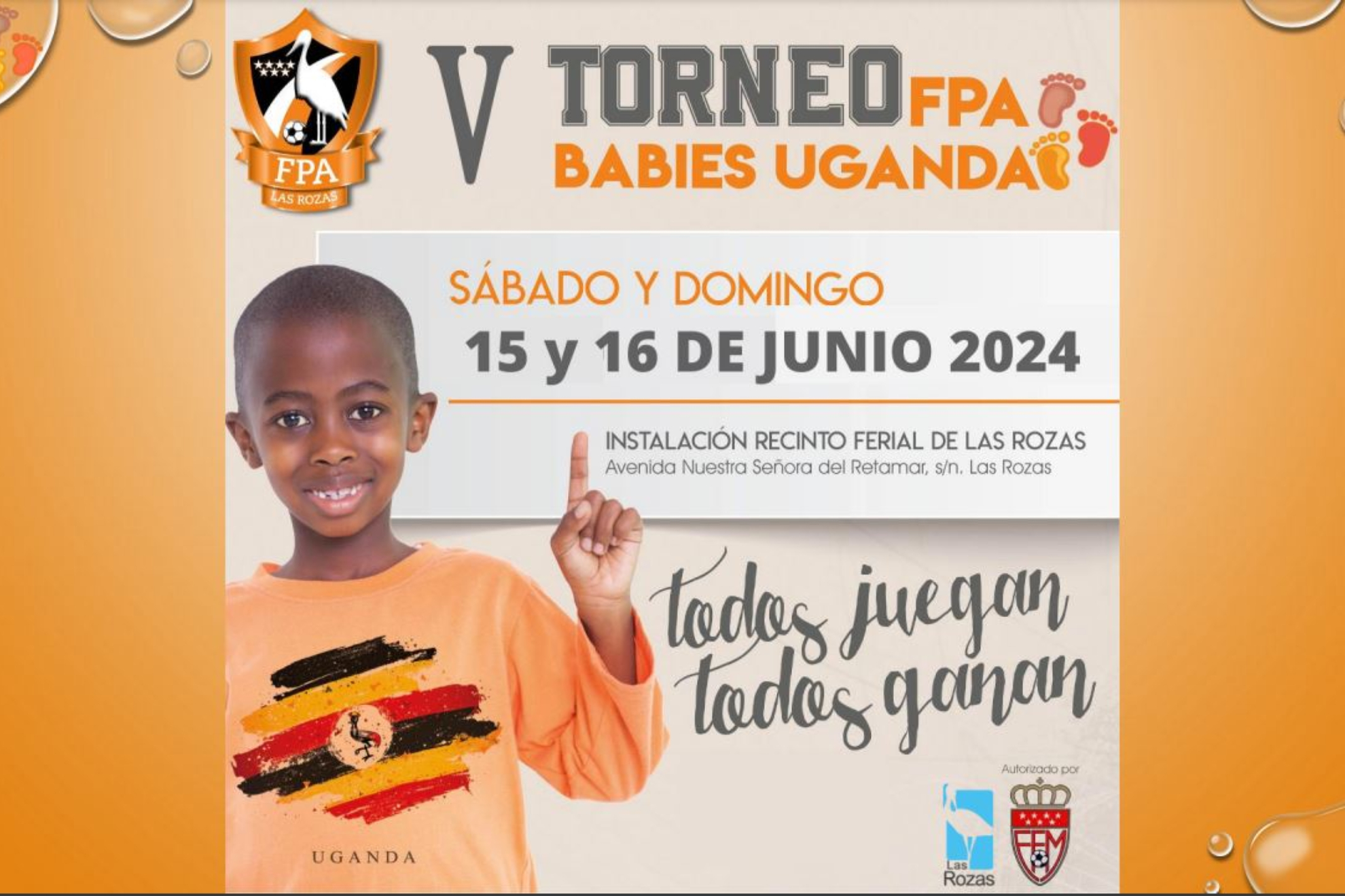 Las Rozas acoge los d�as 15 y 16 de junio el V Torneo FPA Babies Uganda