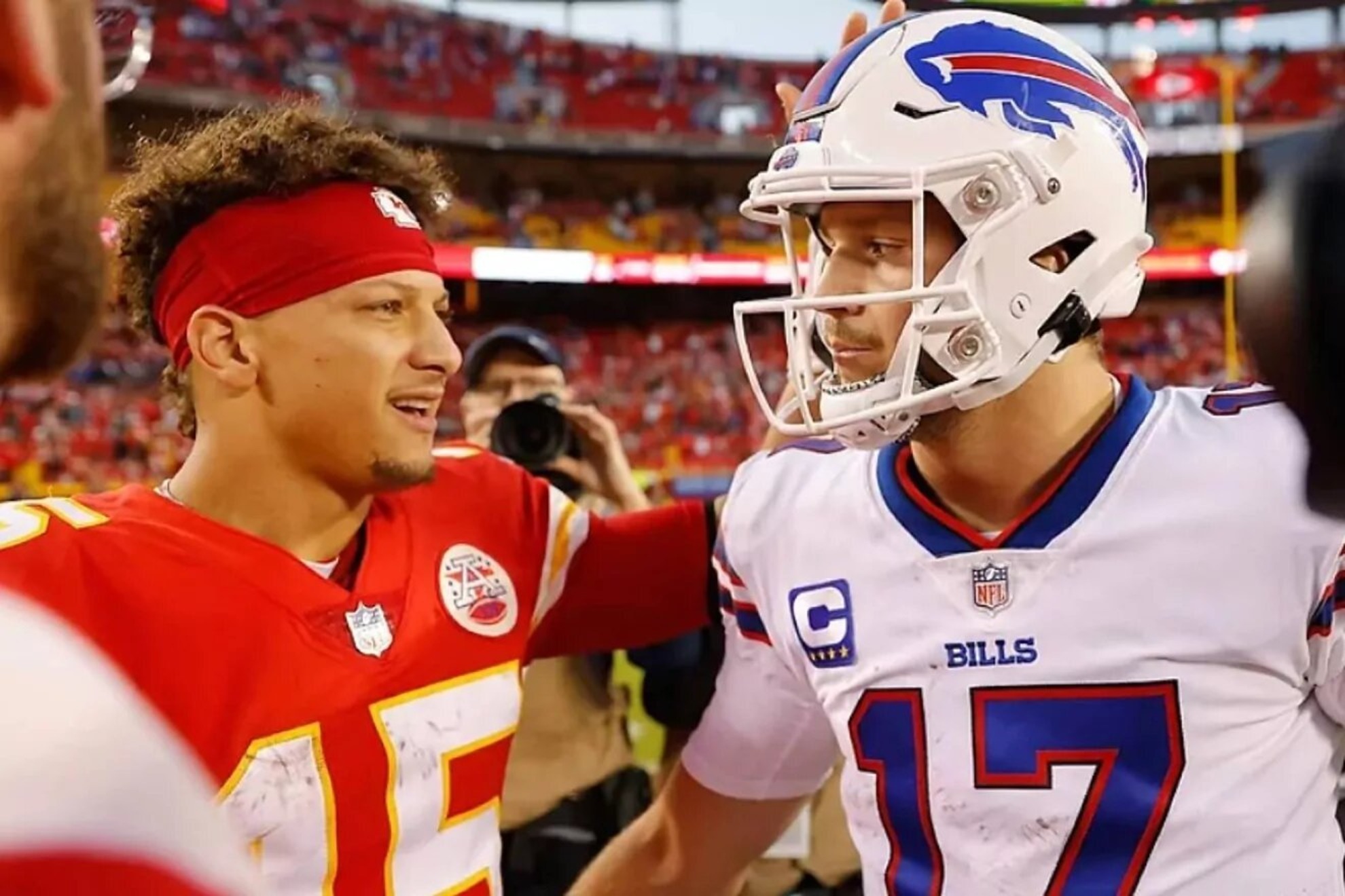 Patrick Mahomes and Josh Allen