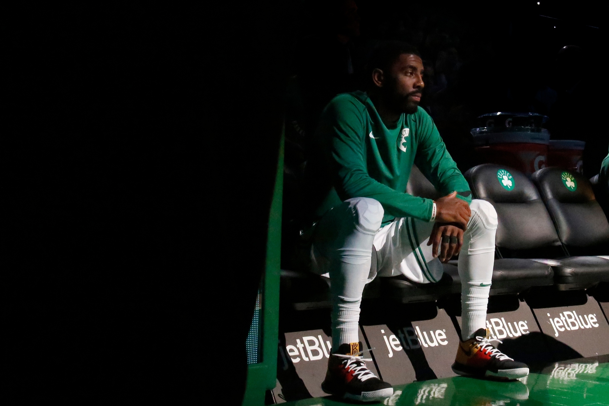 Kyrie Irving reflects on Celtics tenure in candid post-game interview