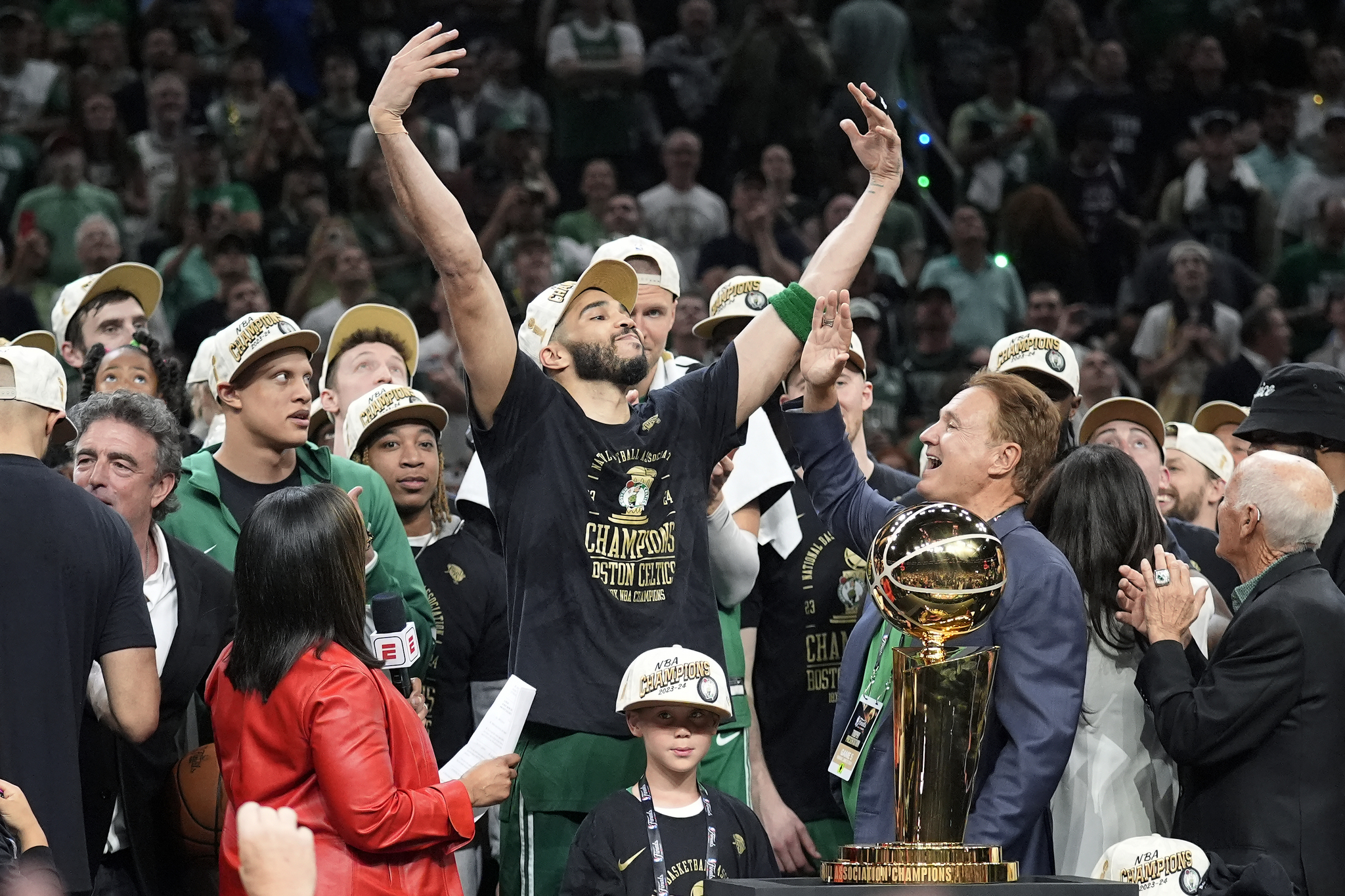 Boston Celtics celebrate