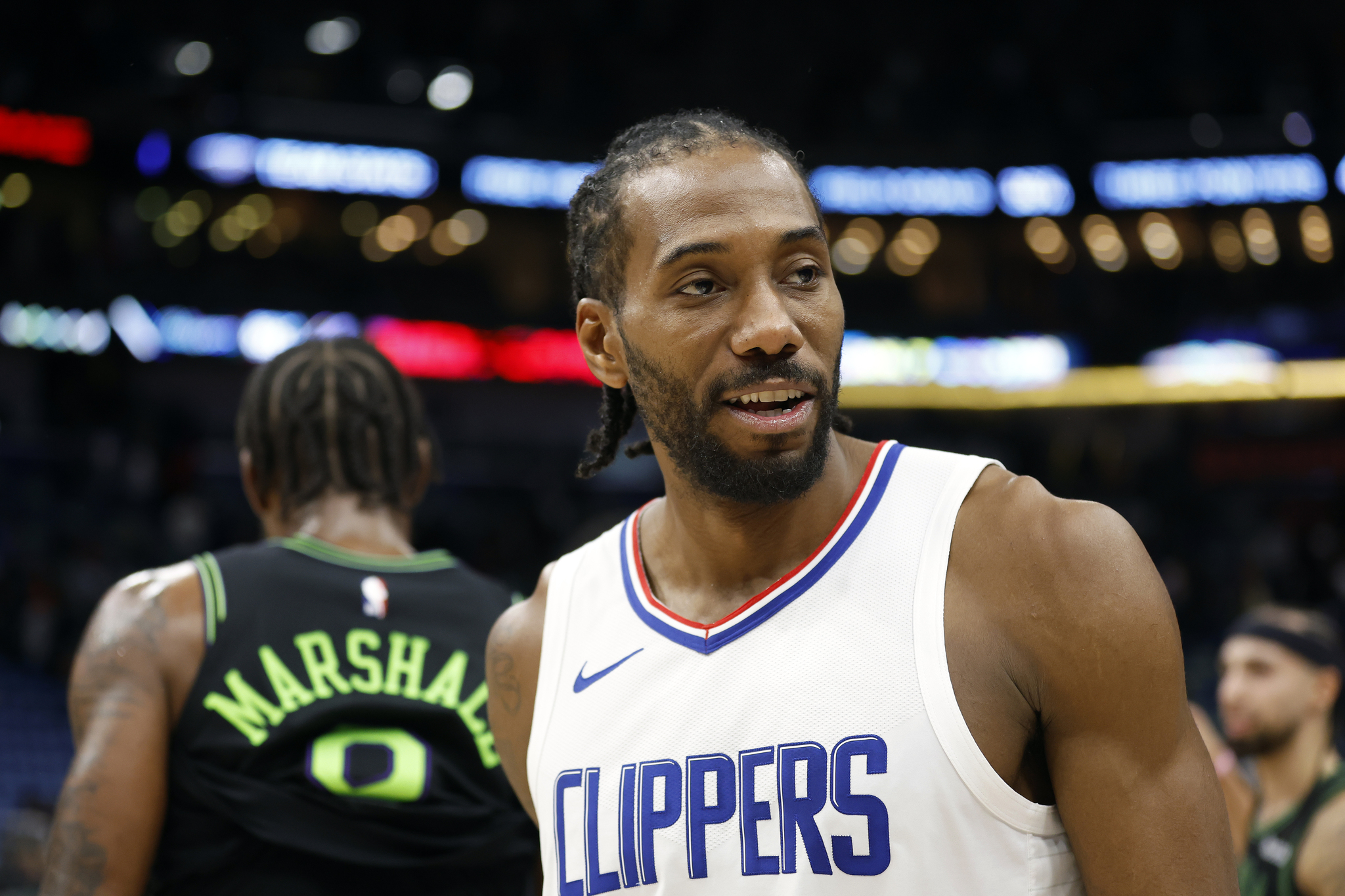 Kawhi Leonard after a win vs the New Orleans Pelicans