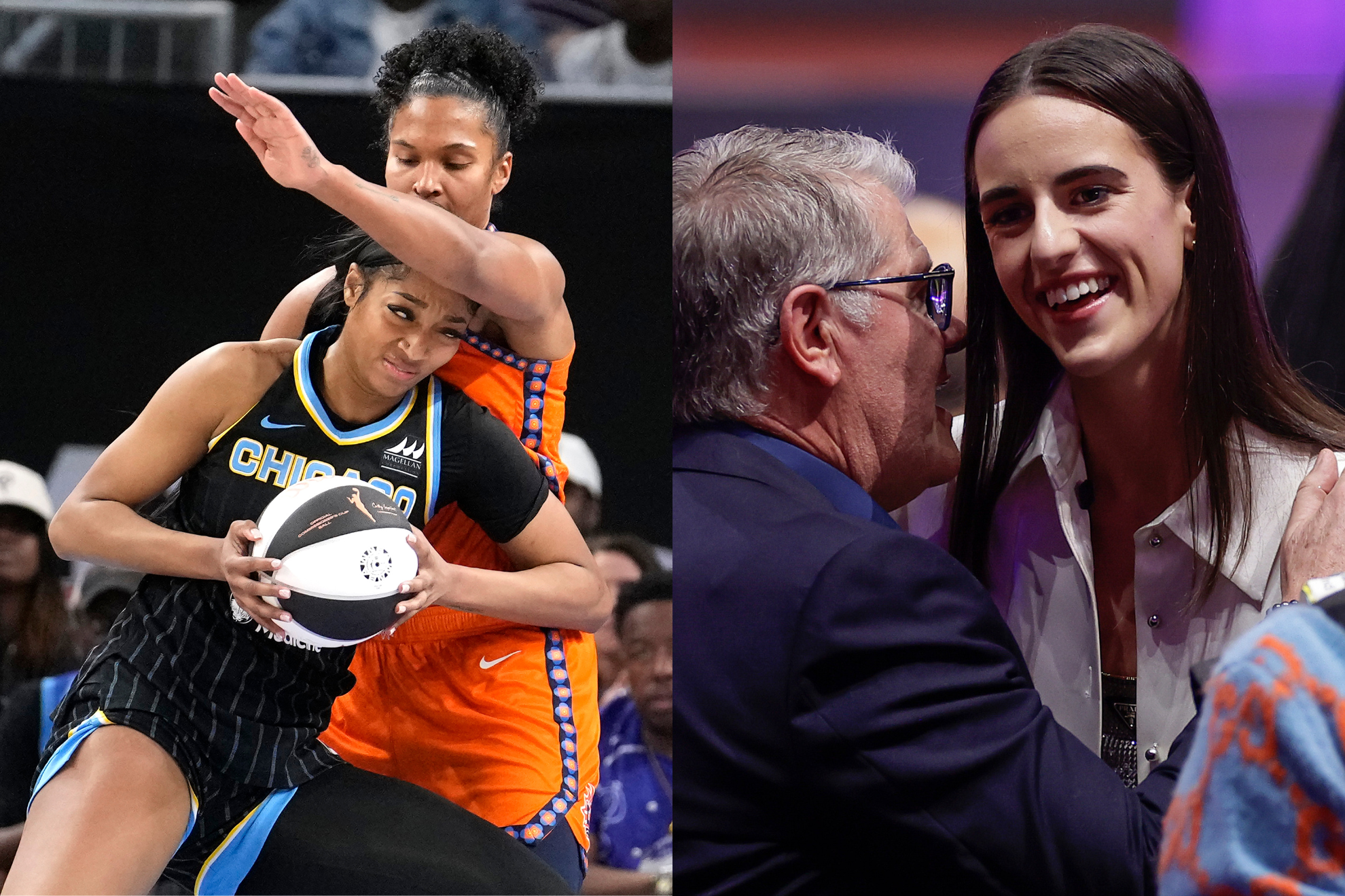 Geno Auriemma takes a tough stance on jealousy facing Caitlin Clark and Angel Reese in the WNBA