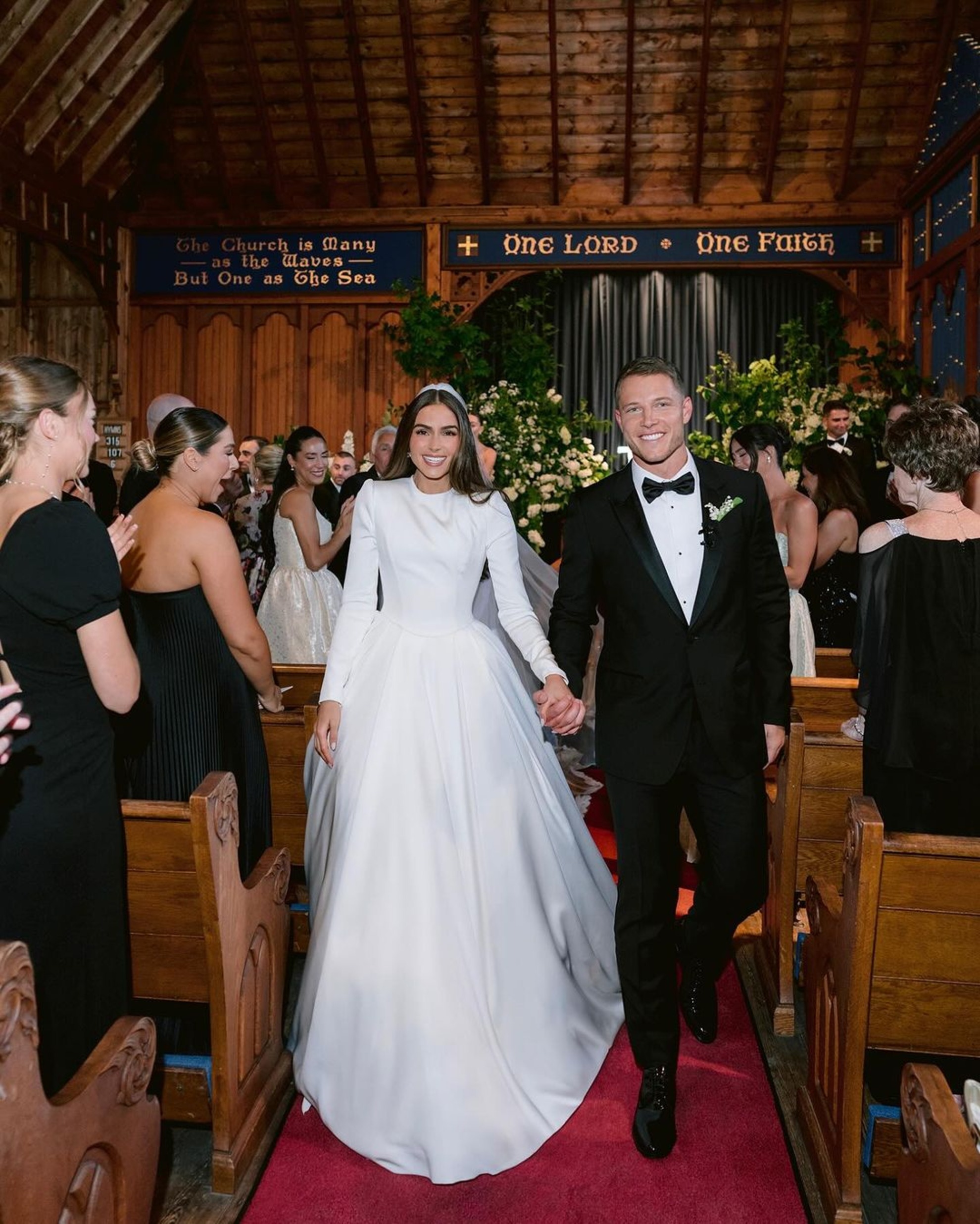 Olivia Culpo and Christian McCaffrey